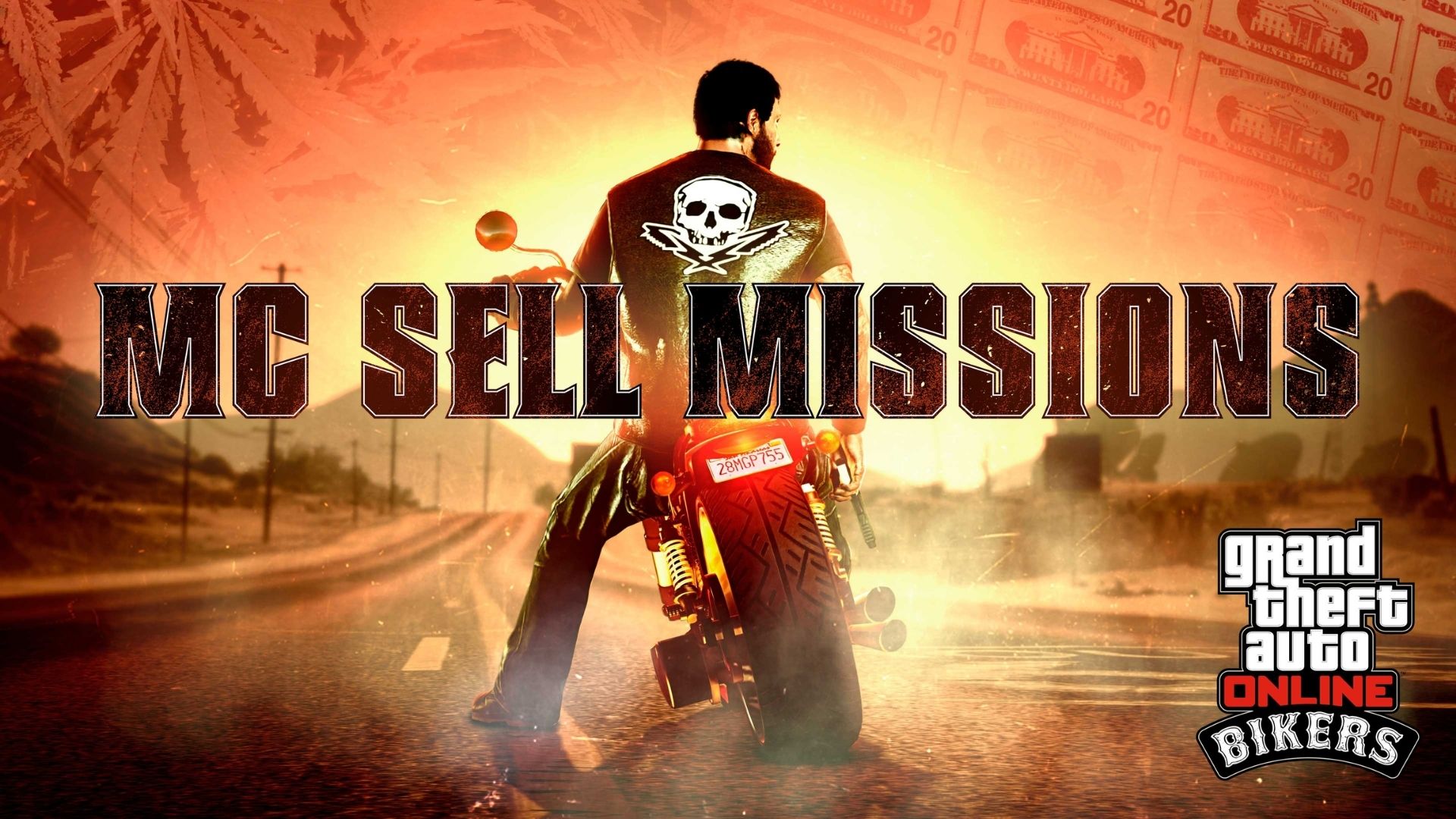 Biker Sell Mission Promotional screenshot for Biker Sell Mission in GTA Online.