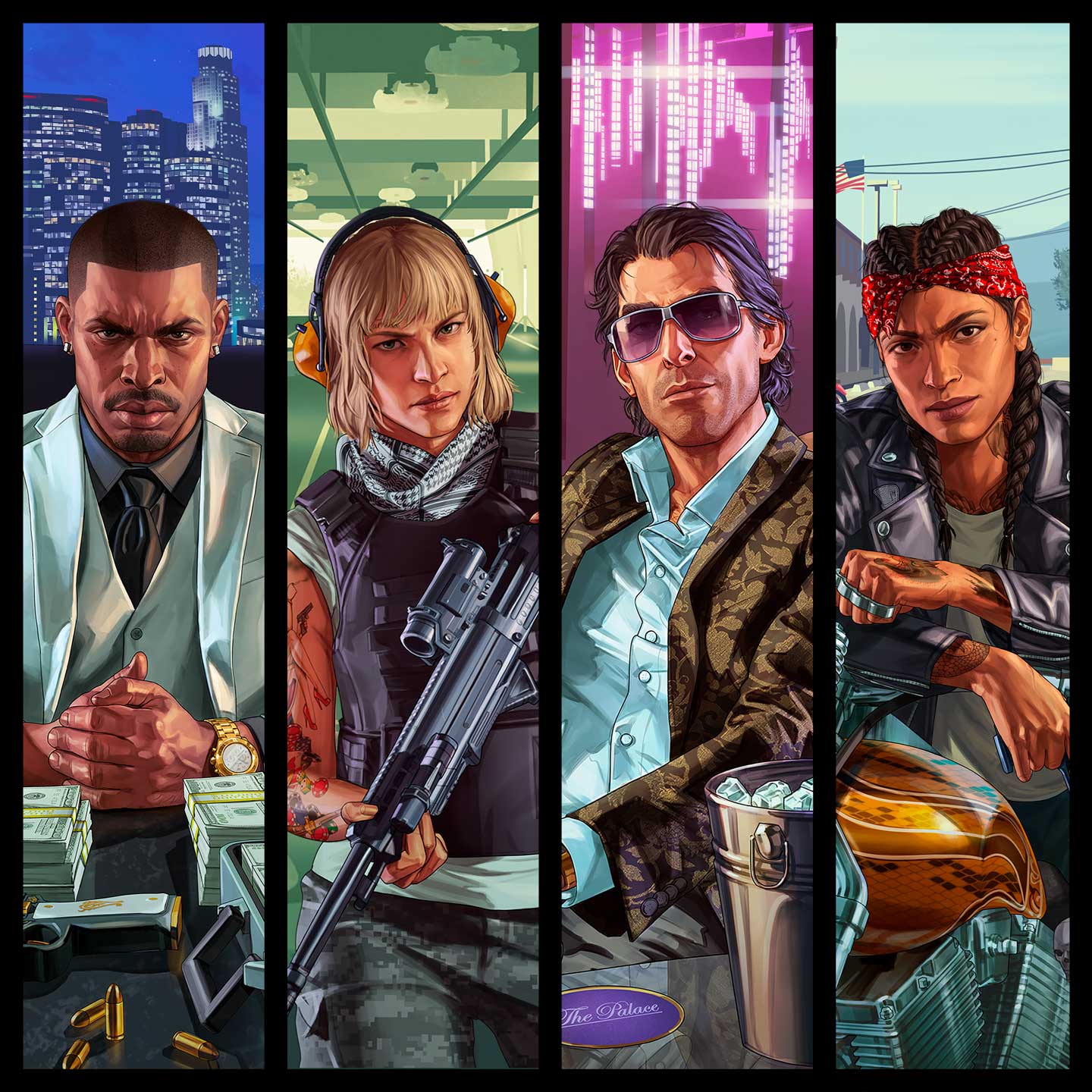 Criminal Career Artwork of Criminal Careers in GTA Online.