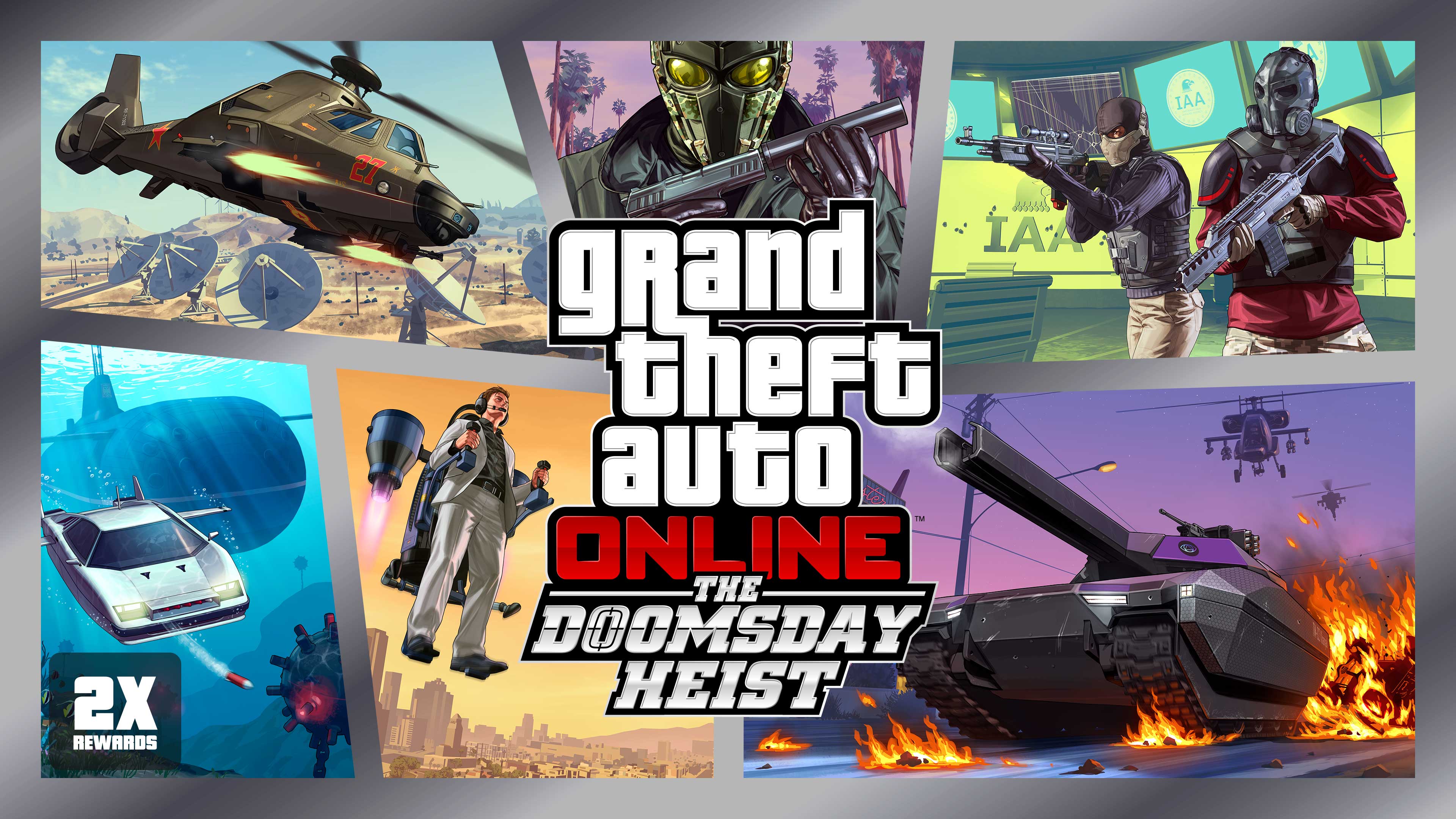 GTA Online: The Doomsday Heist Artwork of GTA Online: The Doomsday Heist Content Update.