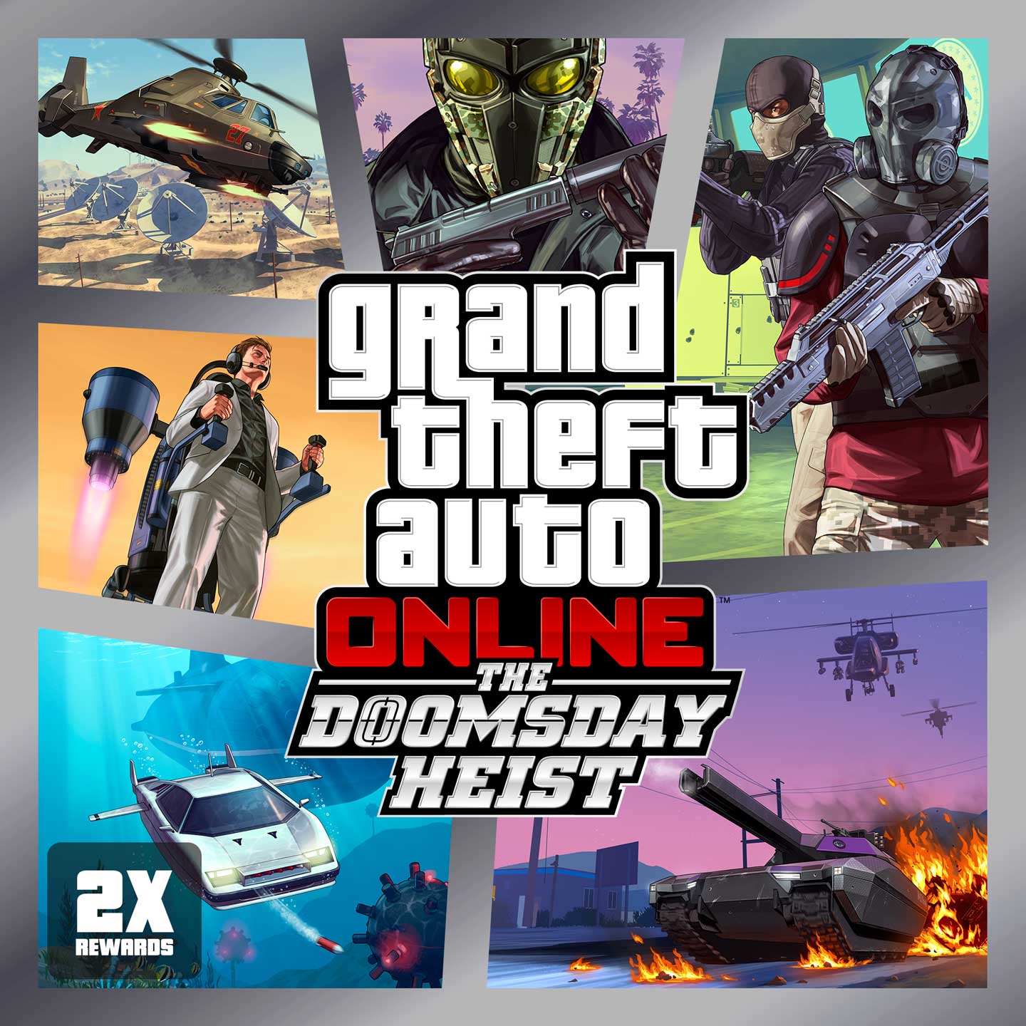 GTA Online: The Doomsday Heist Artwork of GTA Online: The Doomsday Heist Content Update.