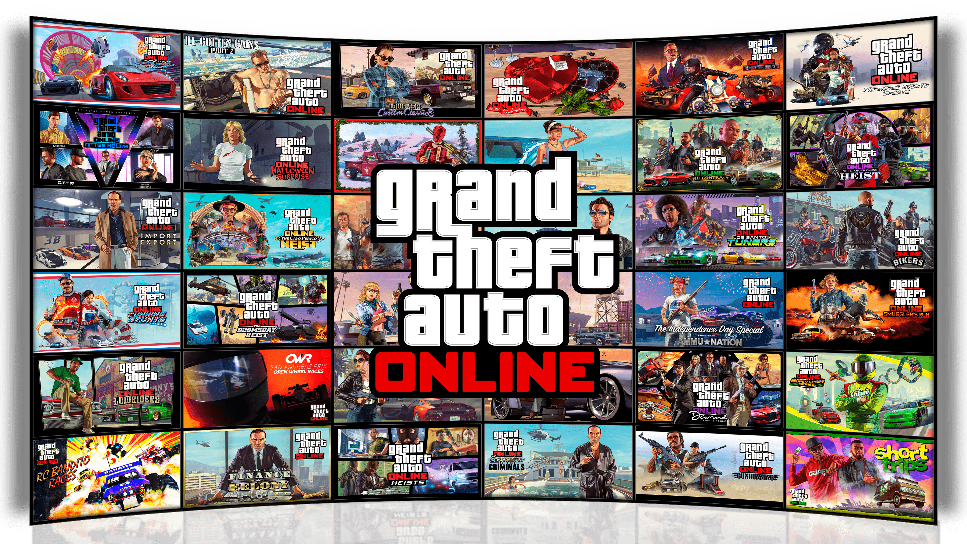 Grand Theft Auto Online Artwork of GTA Online - Grand Theft Auto Online.