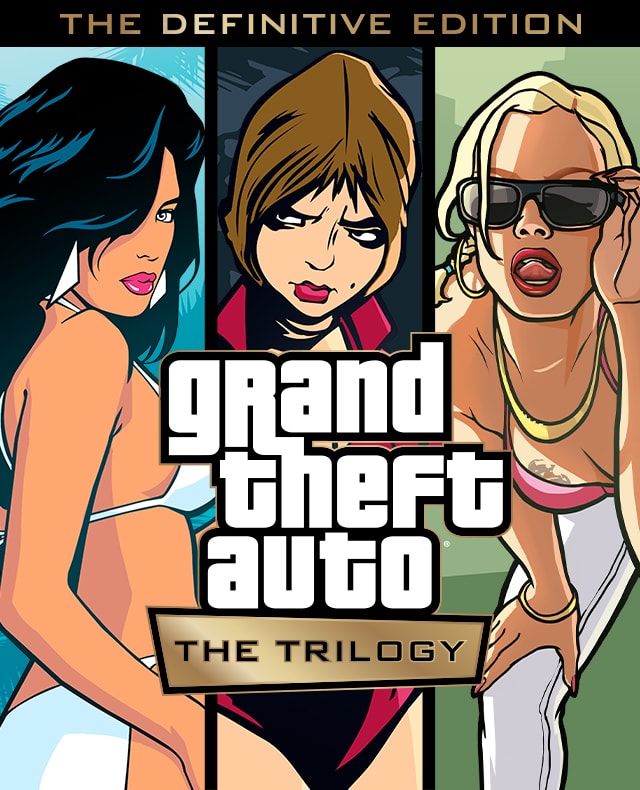 Grand Theft Auto: The Trilogy – The Definitive Edition Official artwork of Grand Theft Auto: The Trilogy - The Definitive Edition.