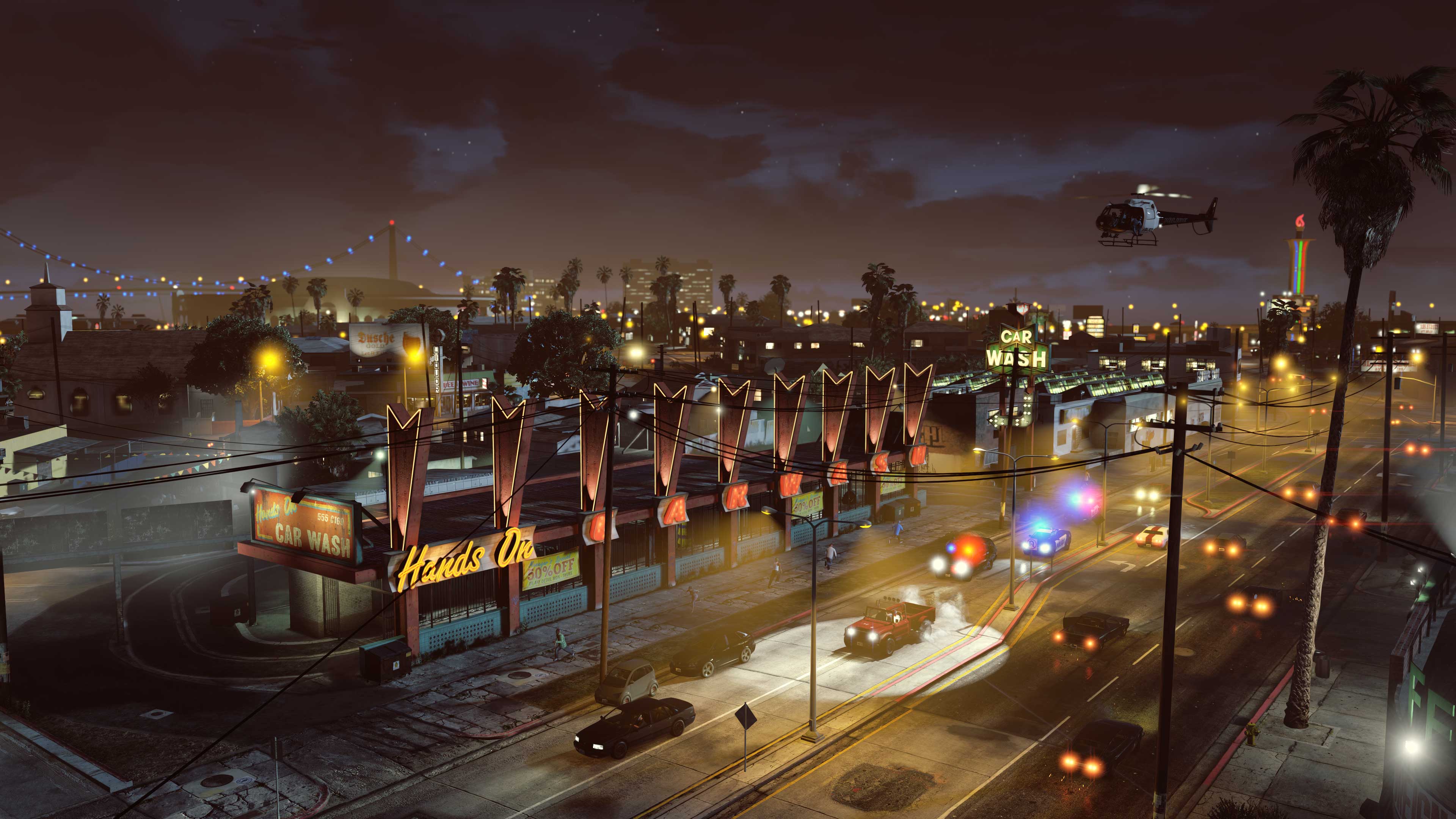 Grand Theft Auto V – PlayStation 5 & Xbox Series X|S Promotional screenshot for the PlayStation 5 and Xbox Series X|S versions of Grand Theft Auto V and GTA Online.