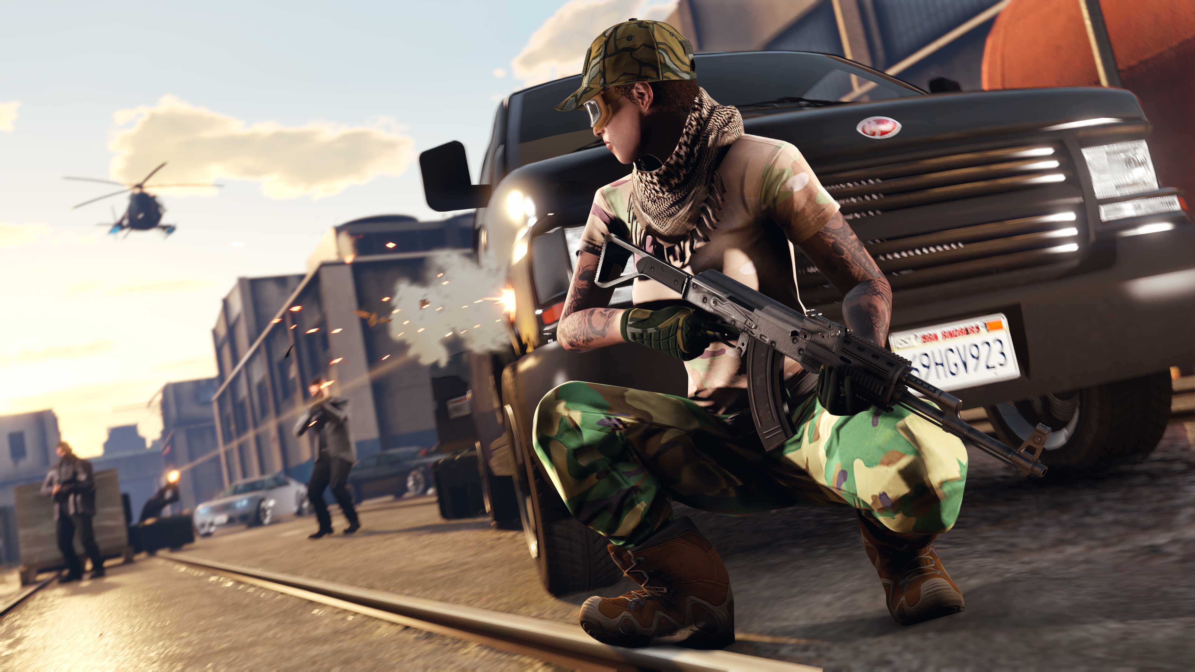 Gunrunning Promotional screenshot for Gunrunning Business in GTA Online.