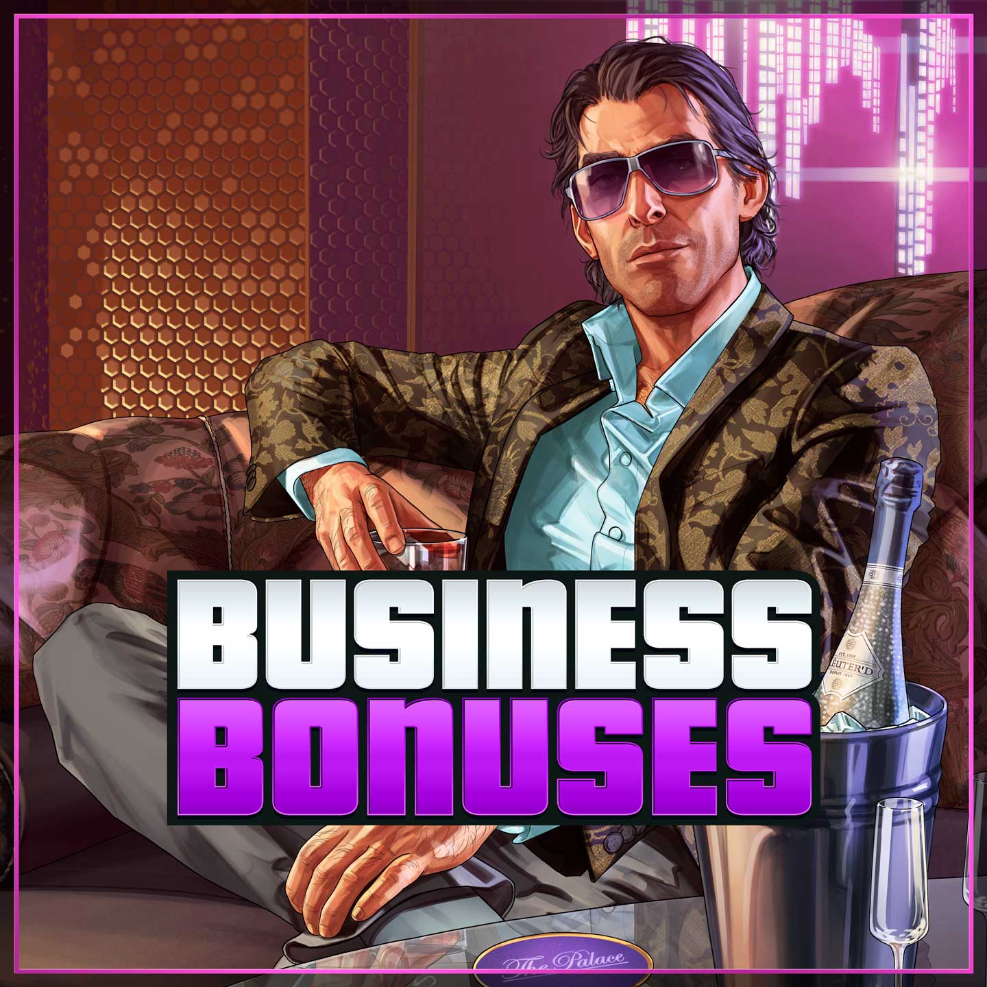 Nightclub Bonuses Artwork for Nightclub Business Bonuses in GTA Online.