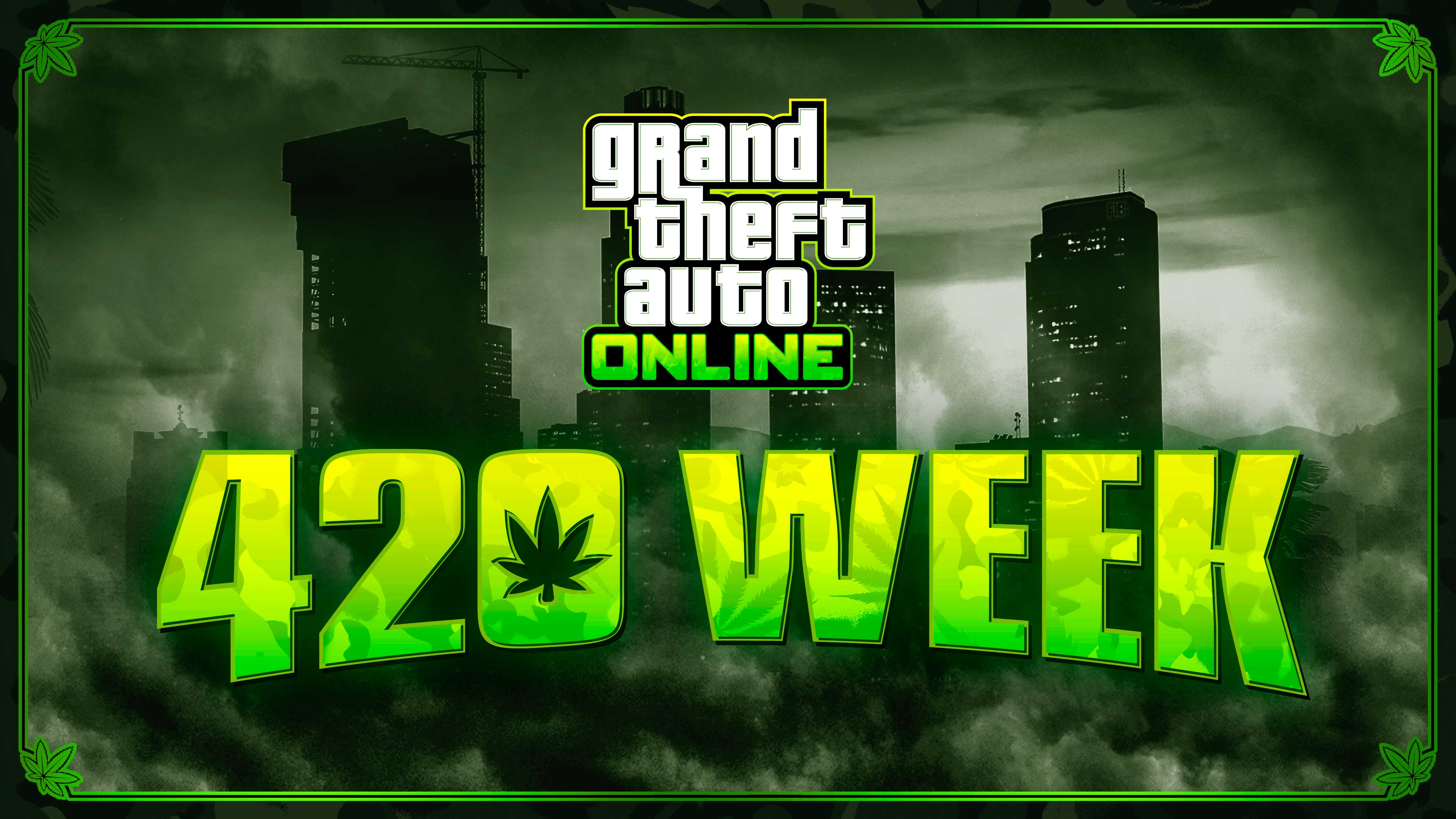 4/20 Week Promotional picture for 4/20 Week in GTA Online.