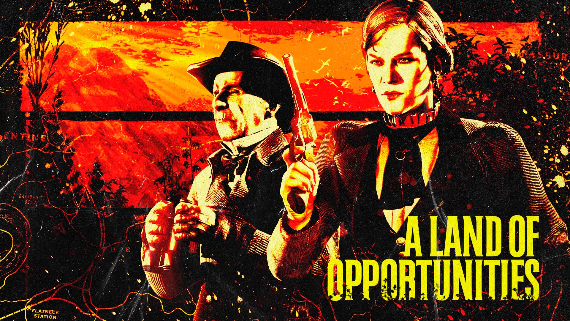 A Land of Opportunities Mission Poster for A Land of Opportunities Mission.