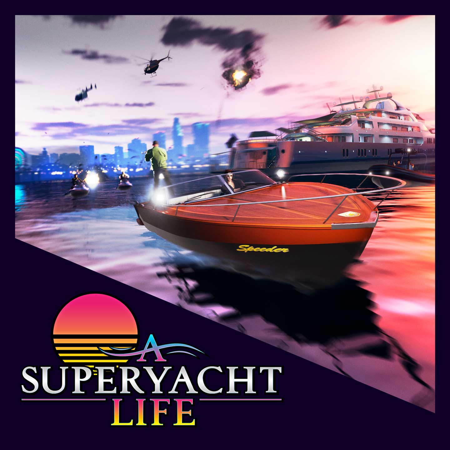 A Superyacht Life Mission Promotional poster for A Superyacht Life Mission in GTA Online.