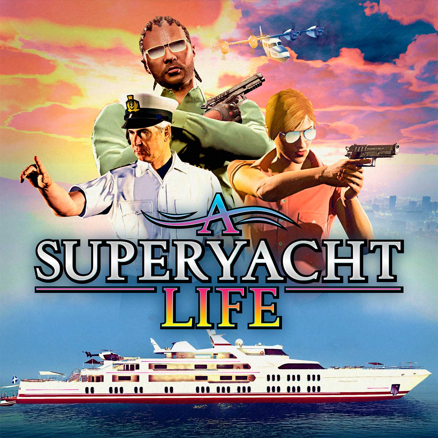A Superyacht Life Mission Promotional poster for A Superyacht Life Mission in GTA Online.