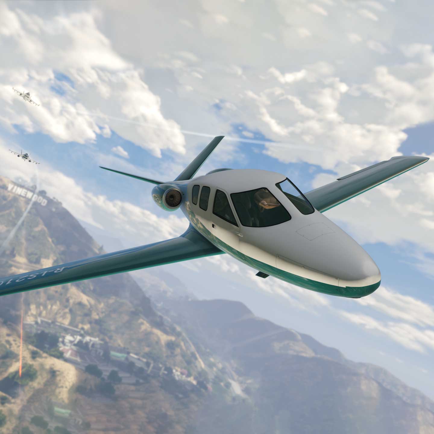 Air Force Zero Promotional poster for Air Force Zero Versus in GTA Online.