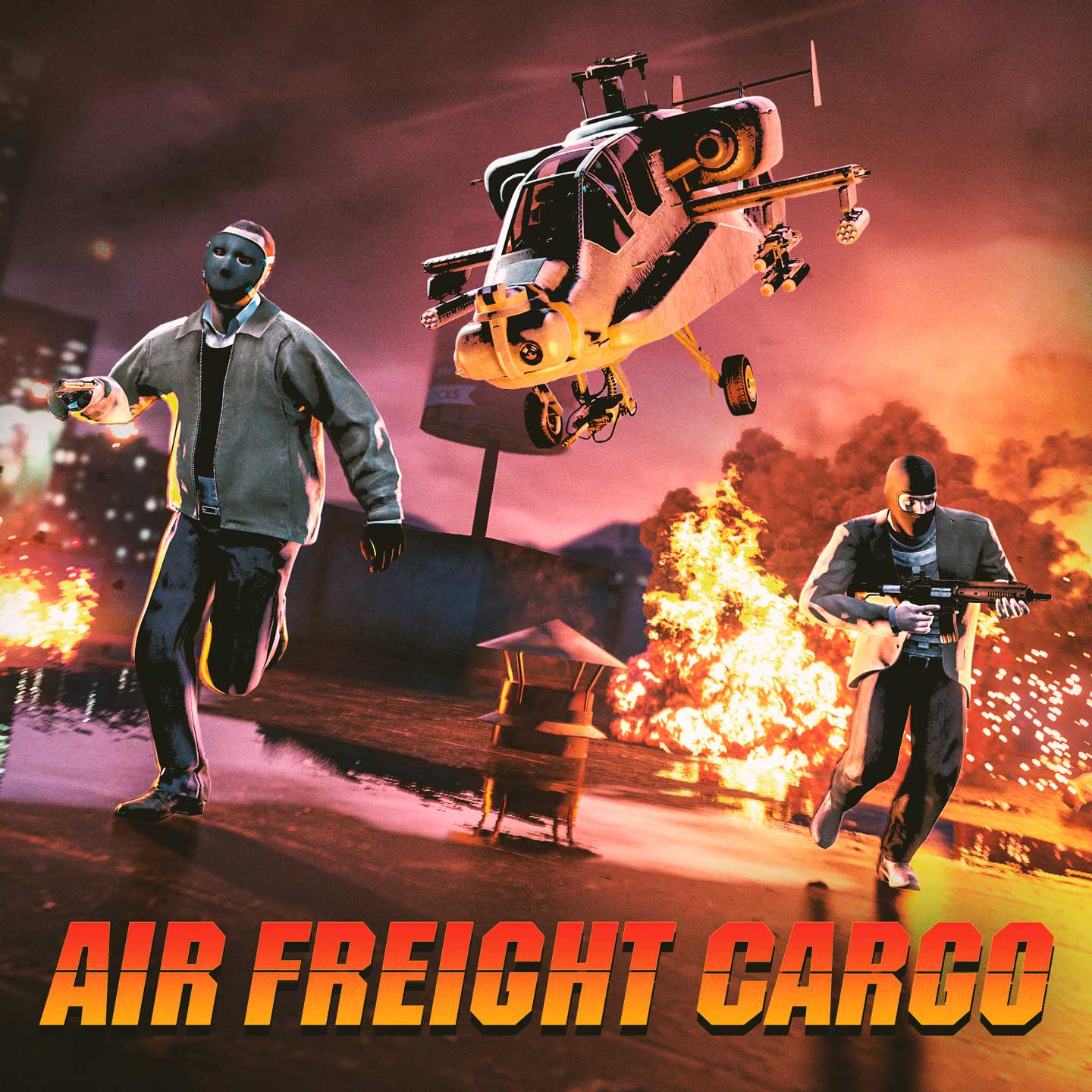 Air Freight Cargo Promotional poster for Air Freight Cargo in GTA Online.