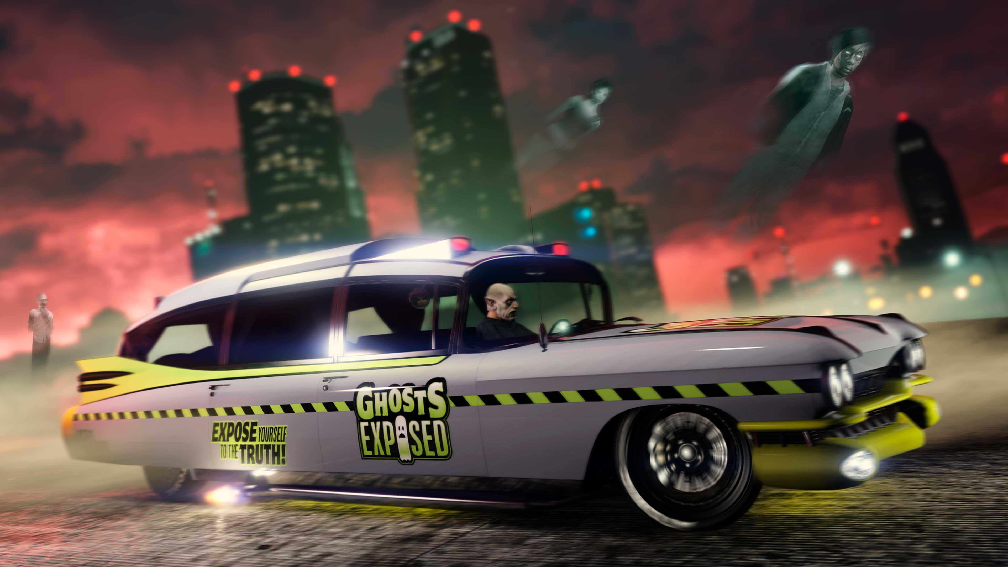 lbany Brigham Ghosts Exposed Livery Screenshot of an Albany Brigham with a Ghosts Exposed Livery in GTA Online.
