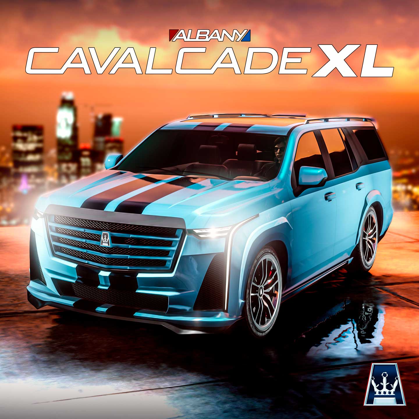 Albany Cavalcade XL Screenshot of an Albany Cavalcade XL in GTA Online.