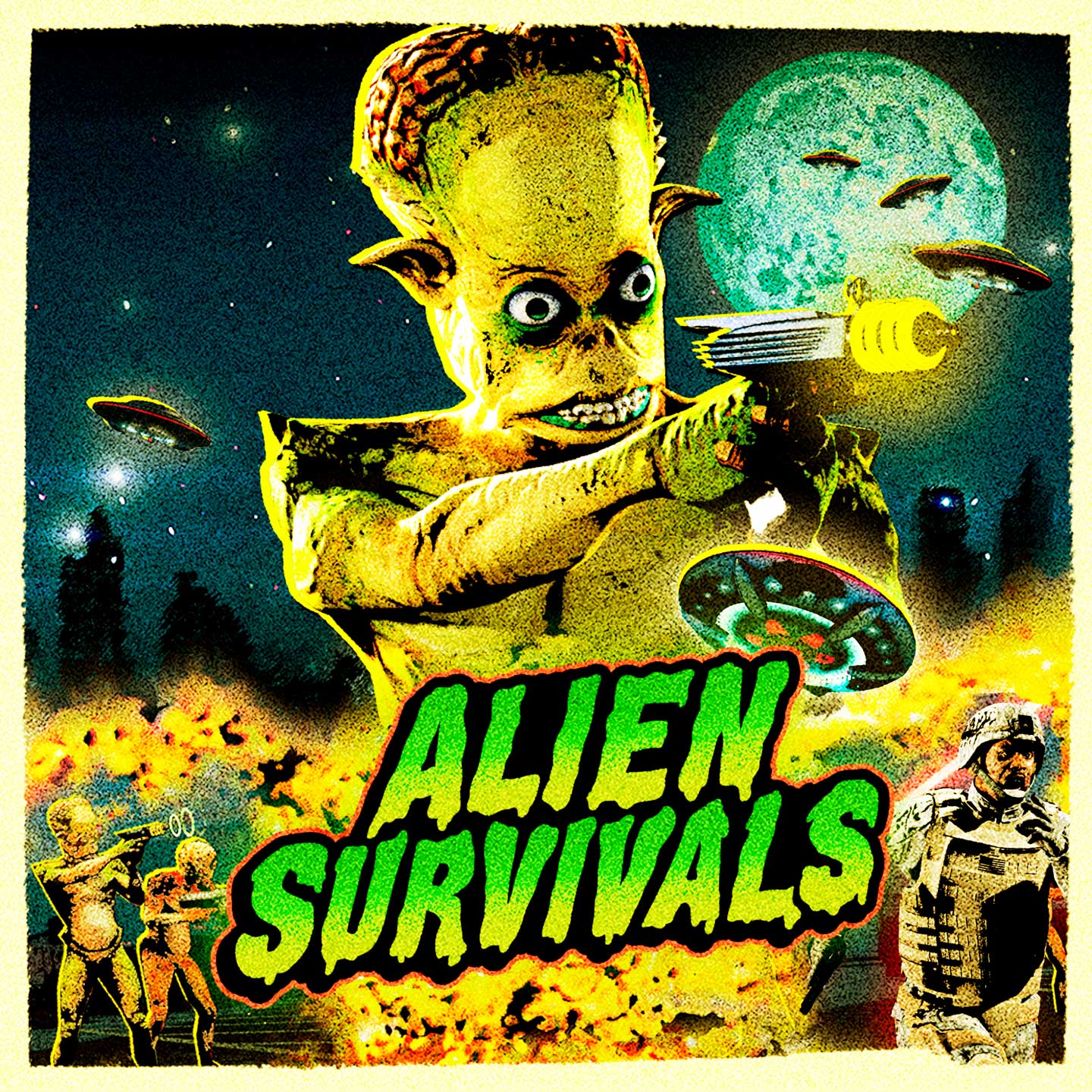 Alien Survival Promotional poster for Alien Survivals in GTA Online.