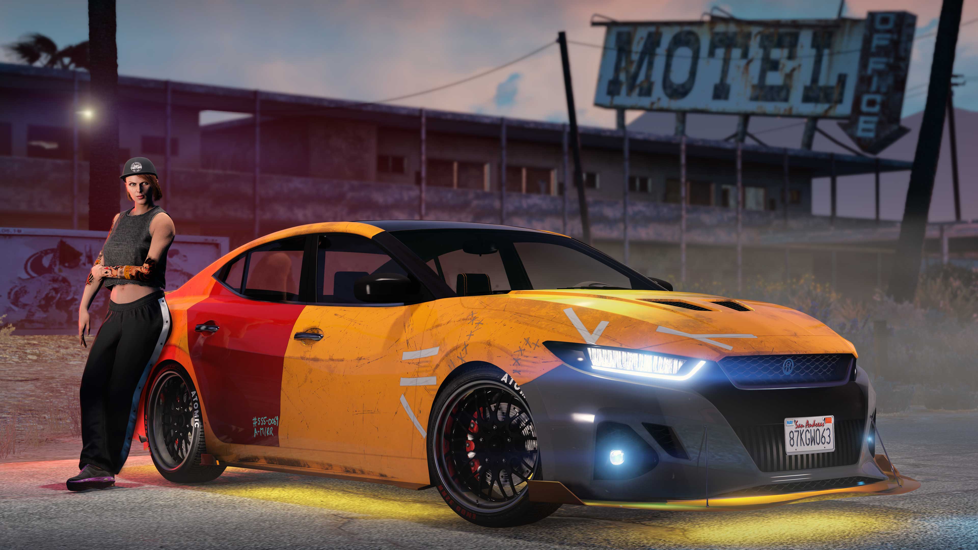 Screenshot of an Annis Minimus with the Big Minimus Energy Livery in GTA Online.