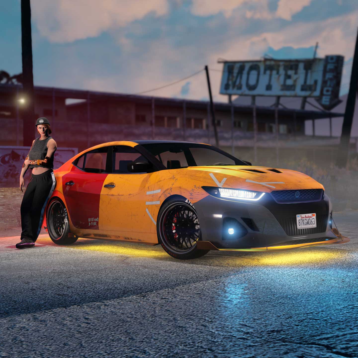 Screenshot of an Annis Minimus with the Big Minimus Energy Livery in GTA Online.
