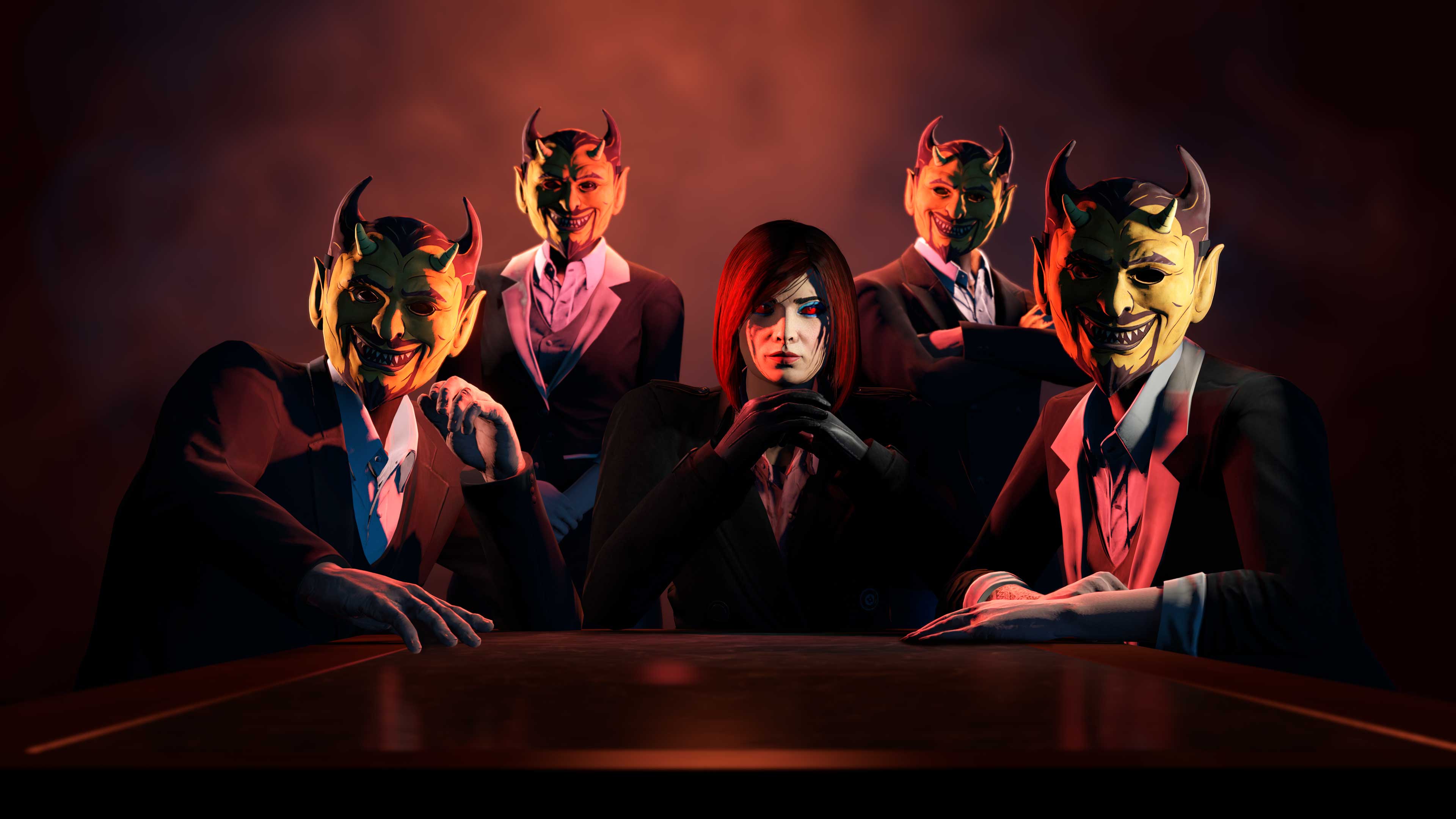 Associate & Bodyguard Screenshot of a GTA Online character with Associates and Bodyguards.