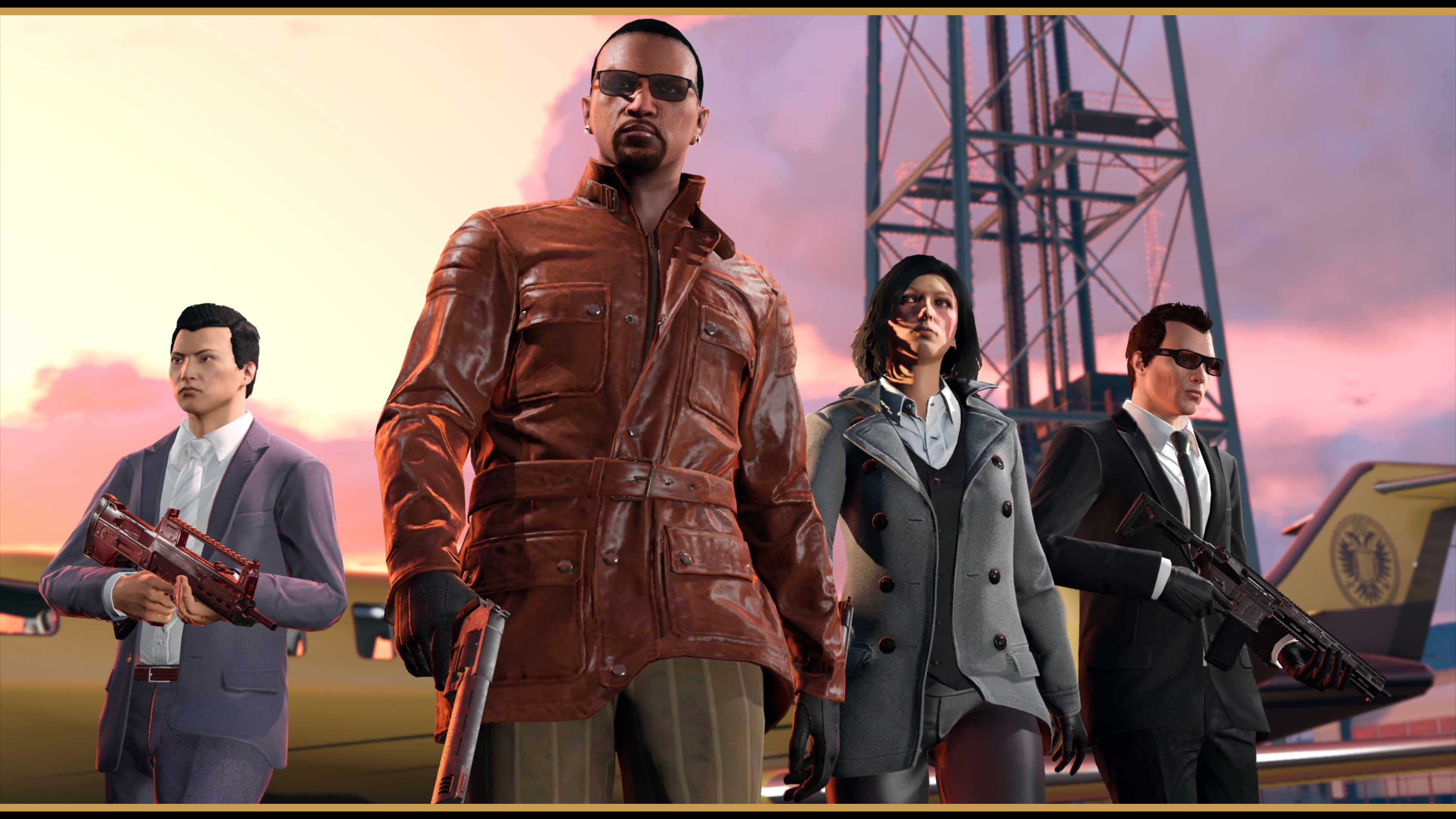 Screenshot of Bodyguards and Associates in GTA Online.