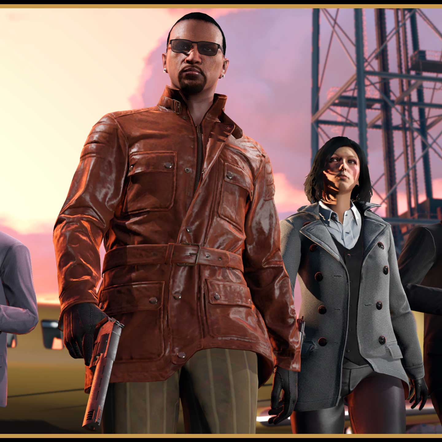 Screenshot of Bodyguards and Associates in GTA Online.