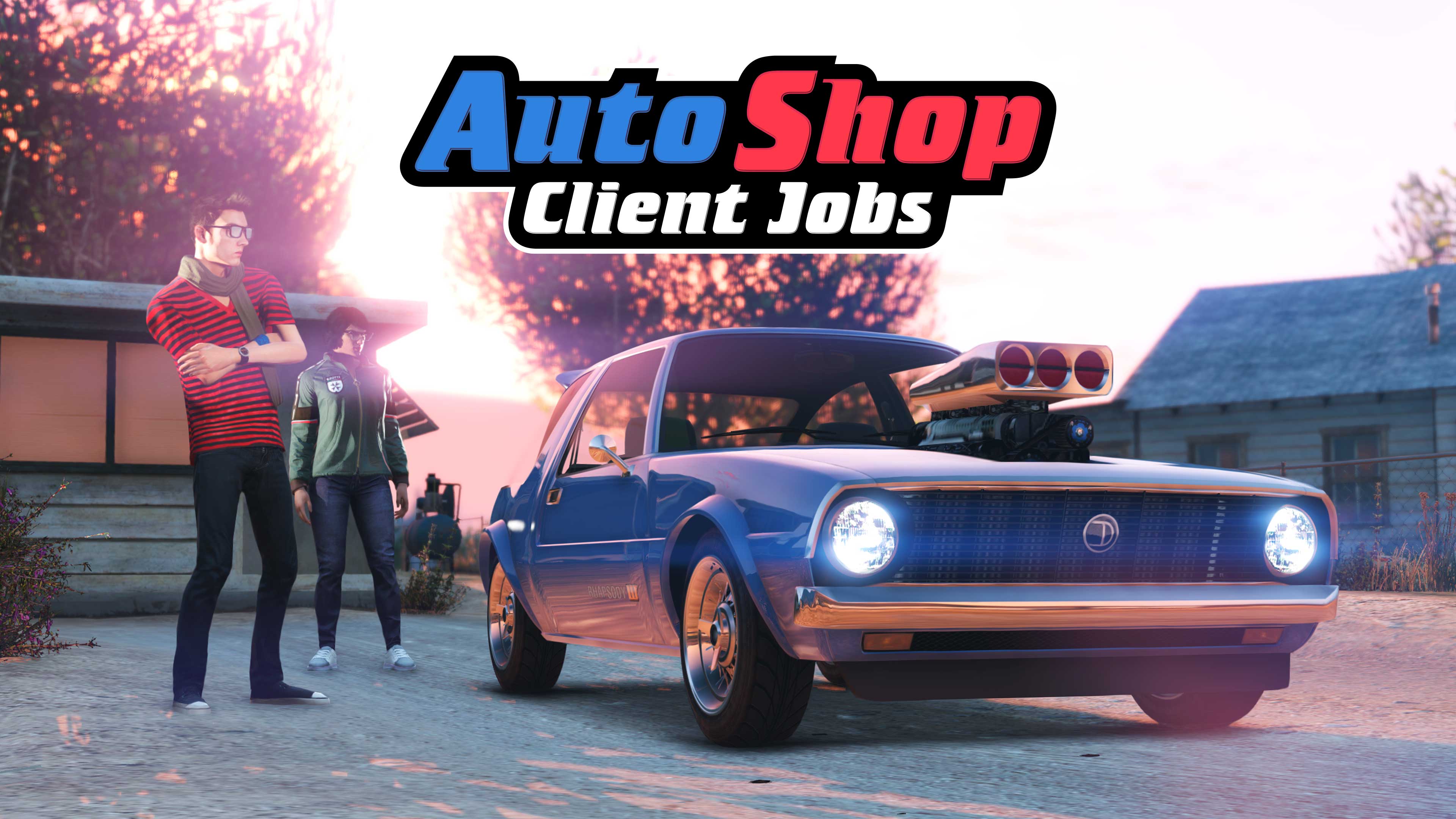 Auto Shop Client Job Poster for Auto Shop Client Jobs in GTA Online.