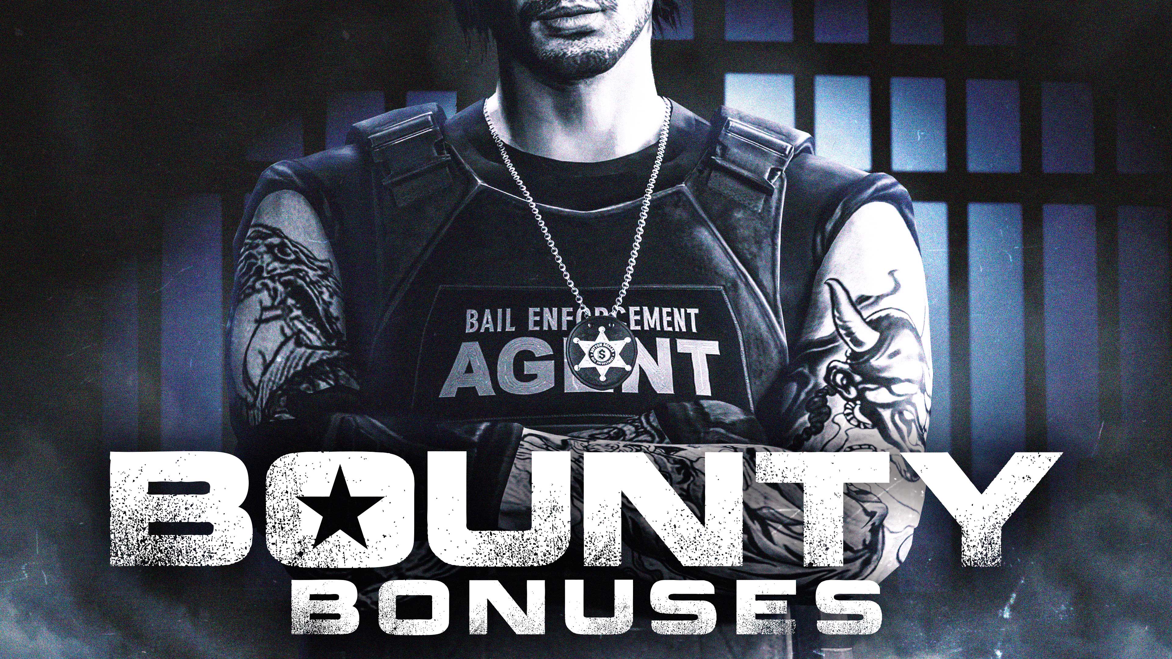 Bounty Bonuses Promotional poster for Bounty Bonuses in GTA Online.