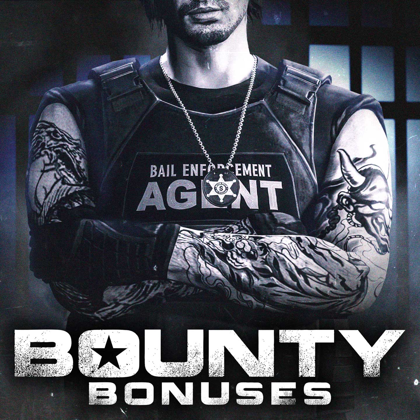 Bounty Bonuses Promotional poster for Bounty Bonuses in GTA Online.