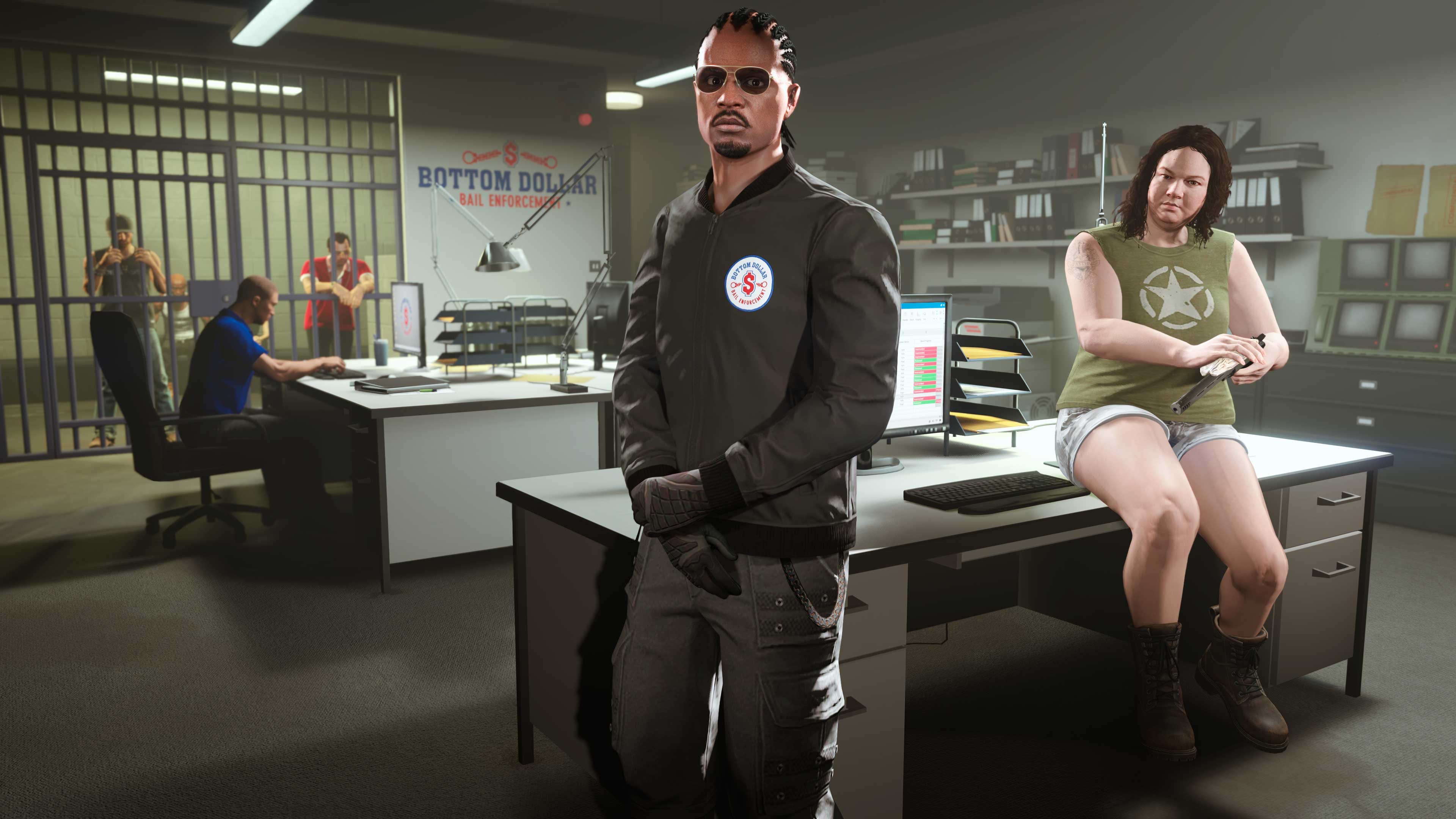Bottom Dollar Bounties Promotional picture for GTA Online: Bottom Dollar Bounties.