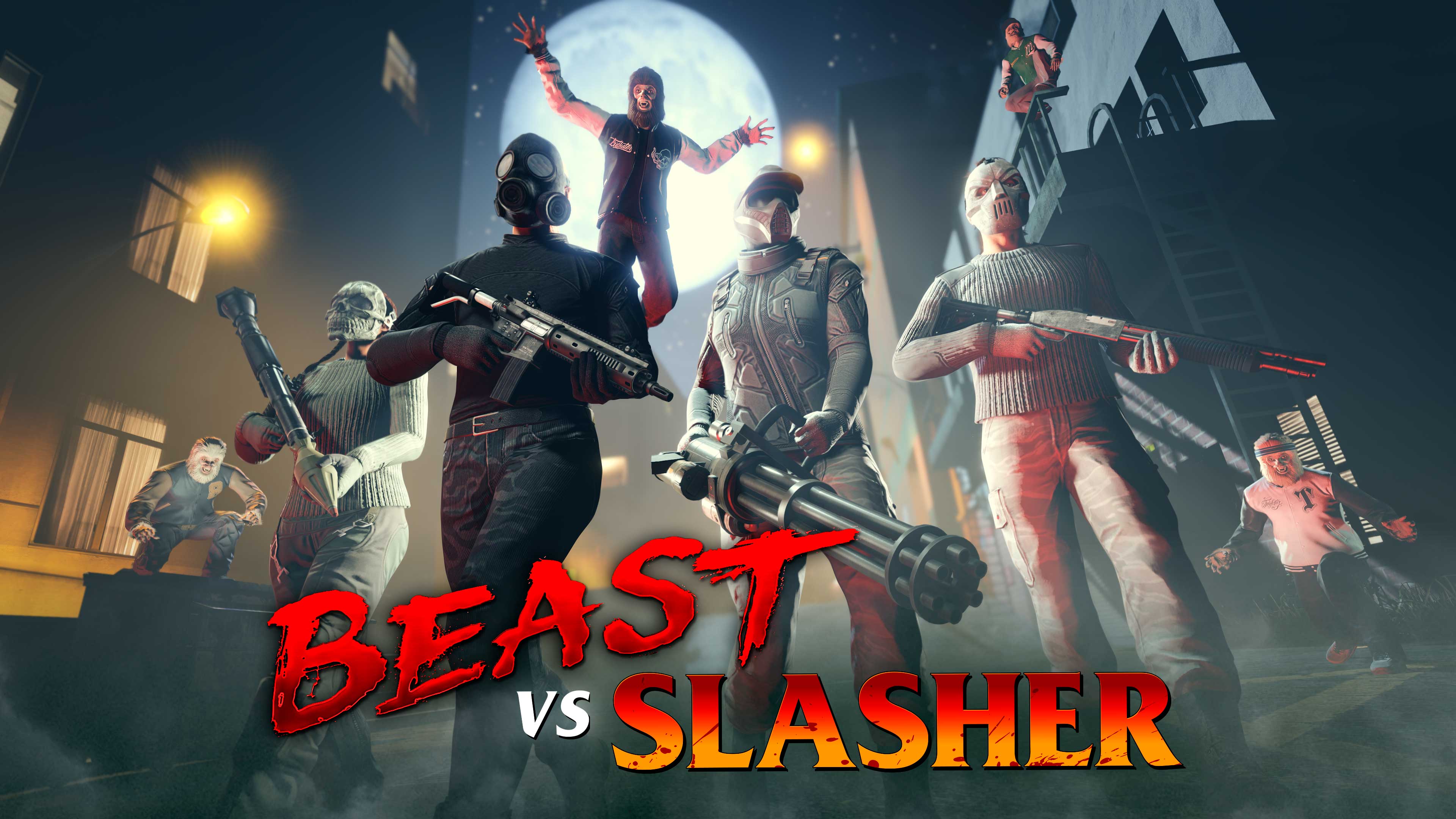 Beast vs Slasher Adversary Mode Poster for Beast vs Slasher Adversary Mode.