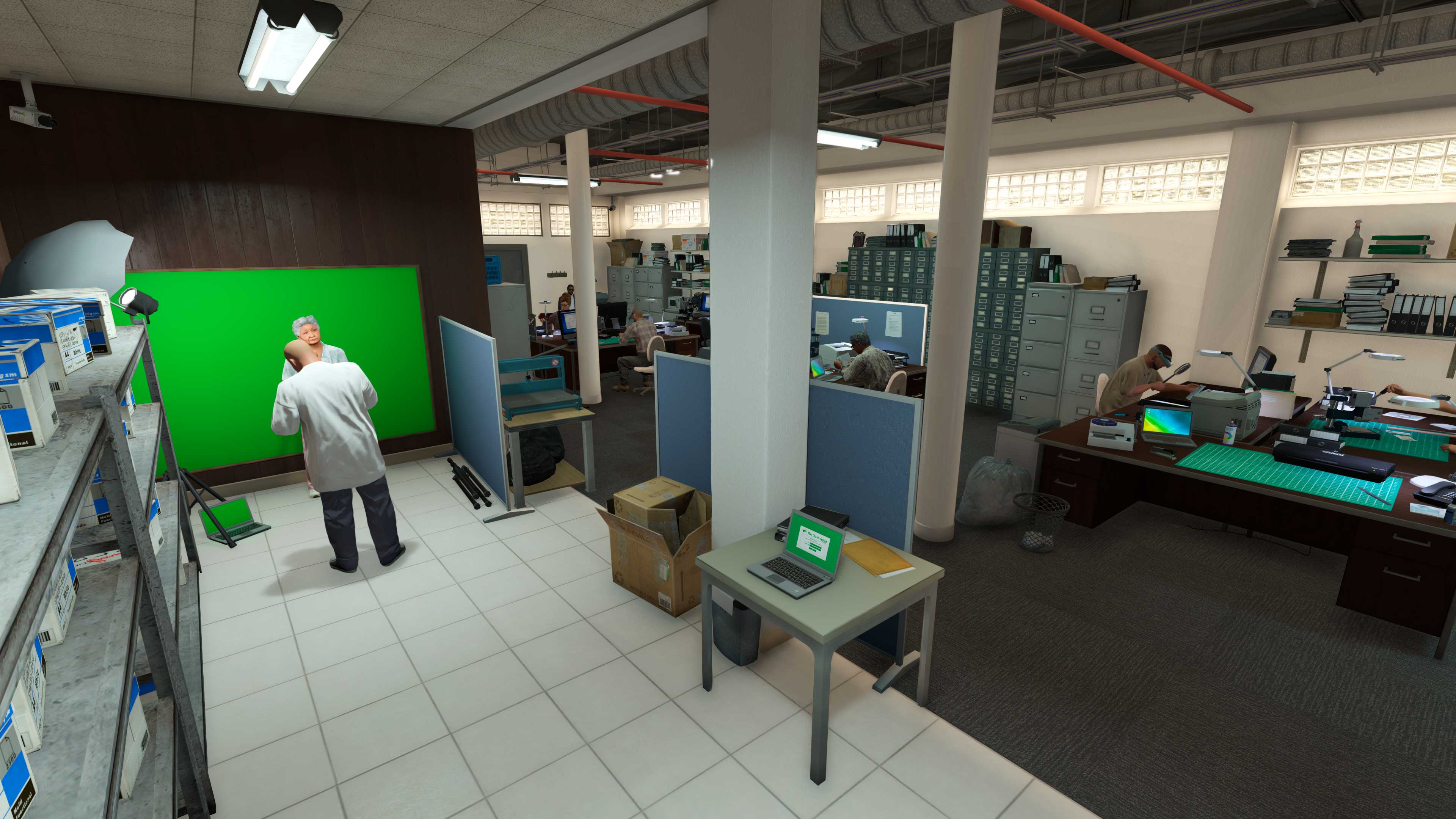 Screenshot of a Biker Business property in GTA Online.