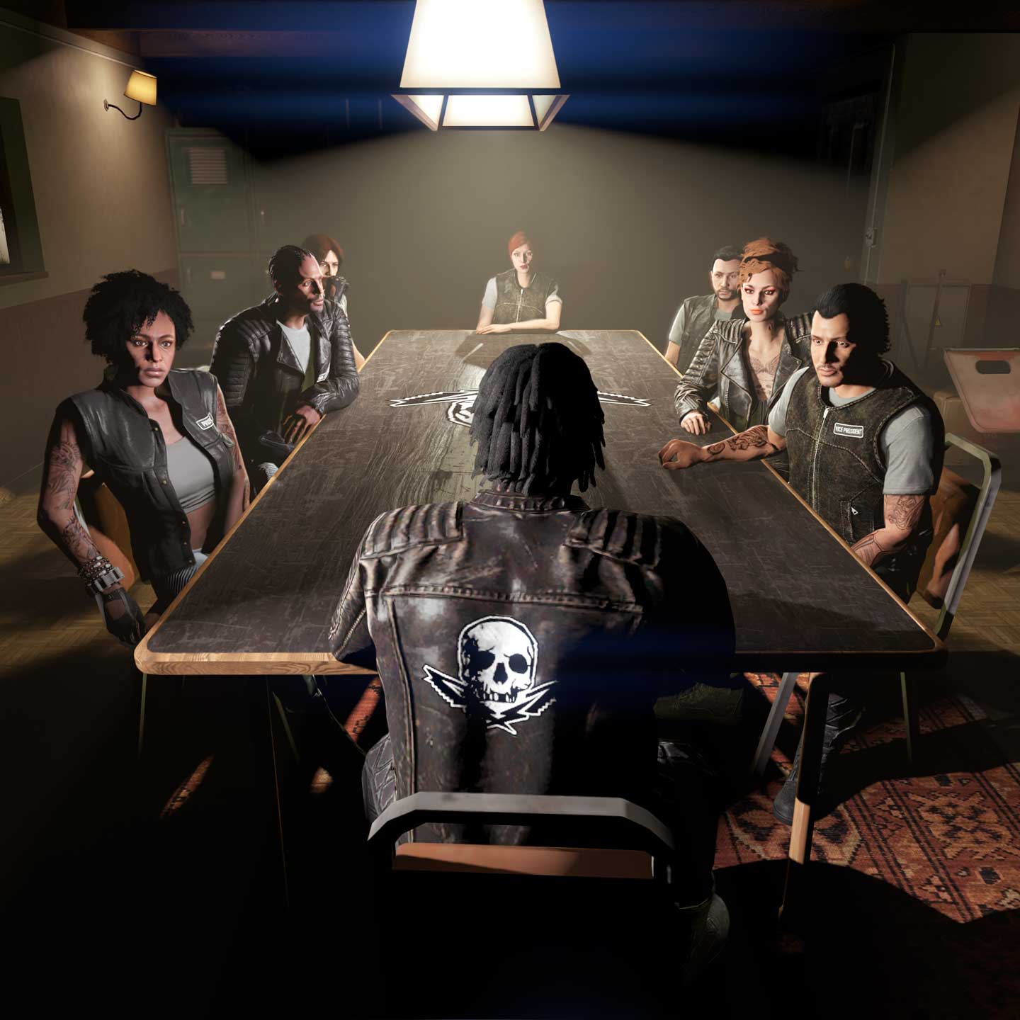 Promotional screenshot for Biker Business in GTA Online.