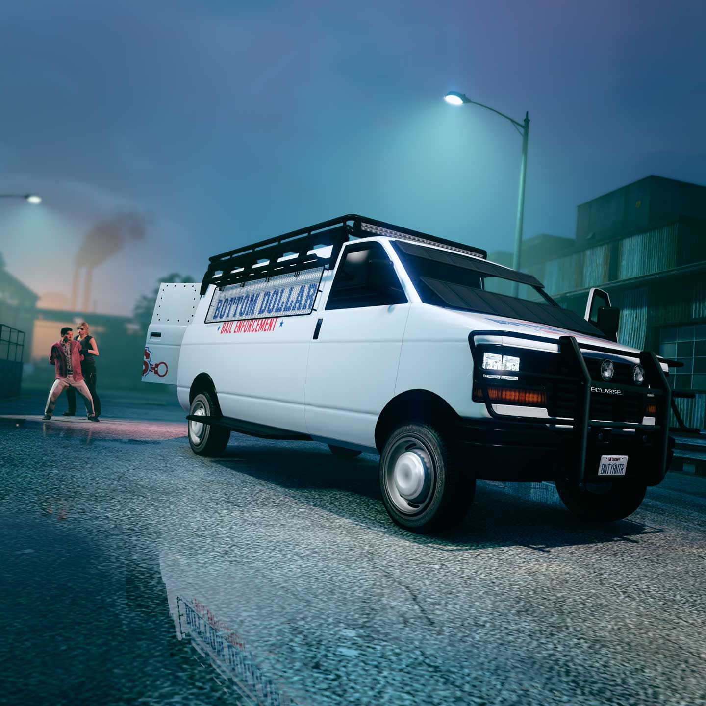 Promotional picture for GTA Online: Bottom Dollar Bounties.