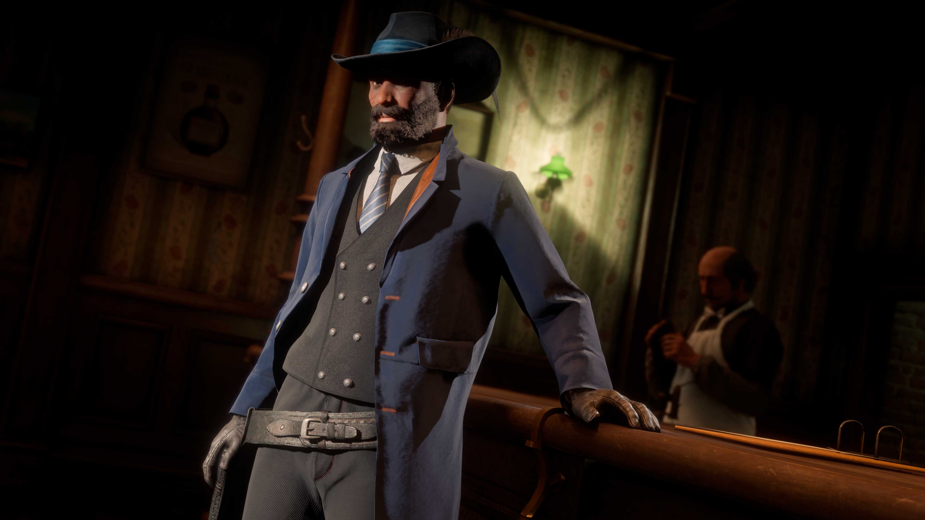 Screenshot of a Bounty Hunter Community Outfit.