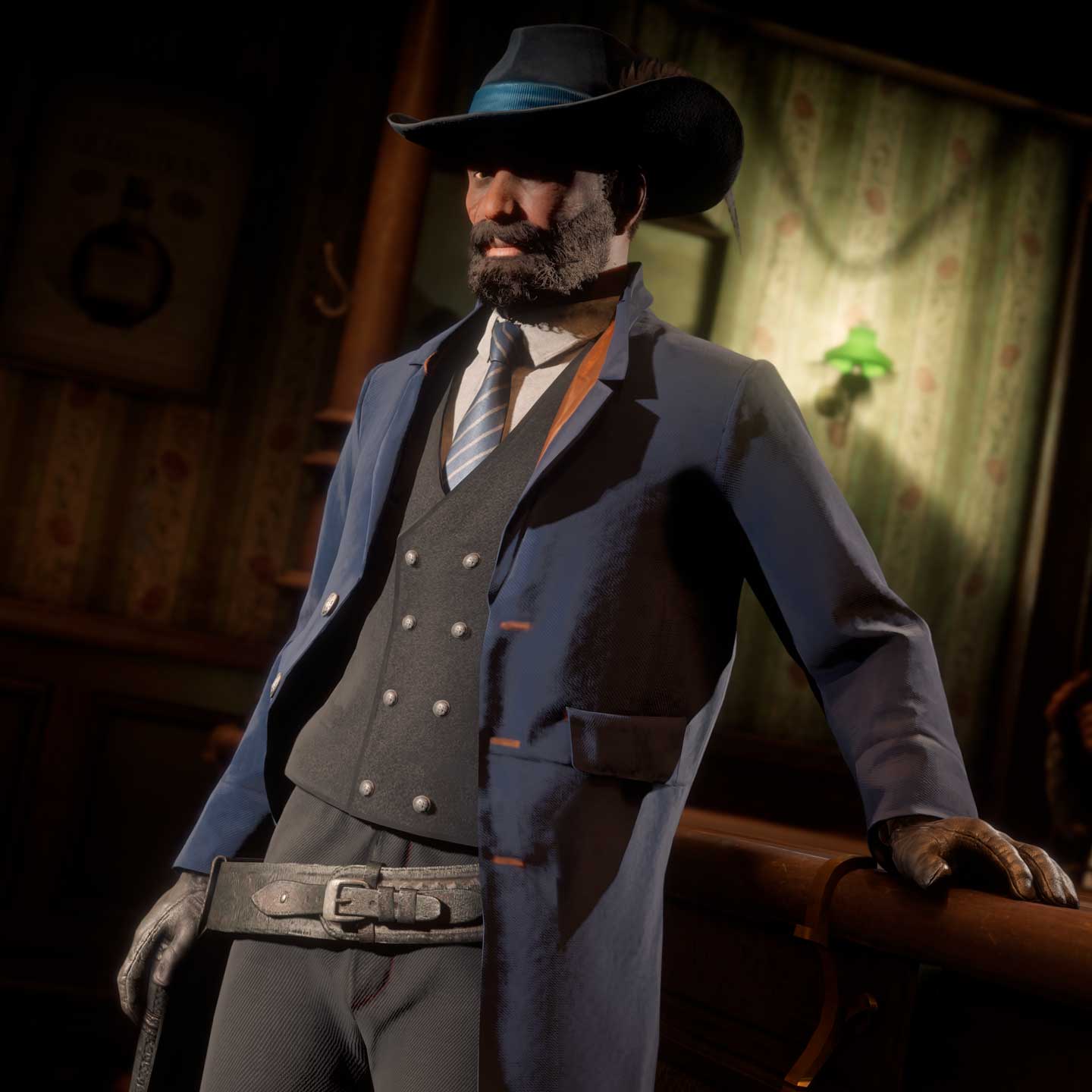 Screenshot of a Bounty Hunter Community Outfit.