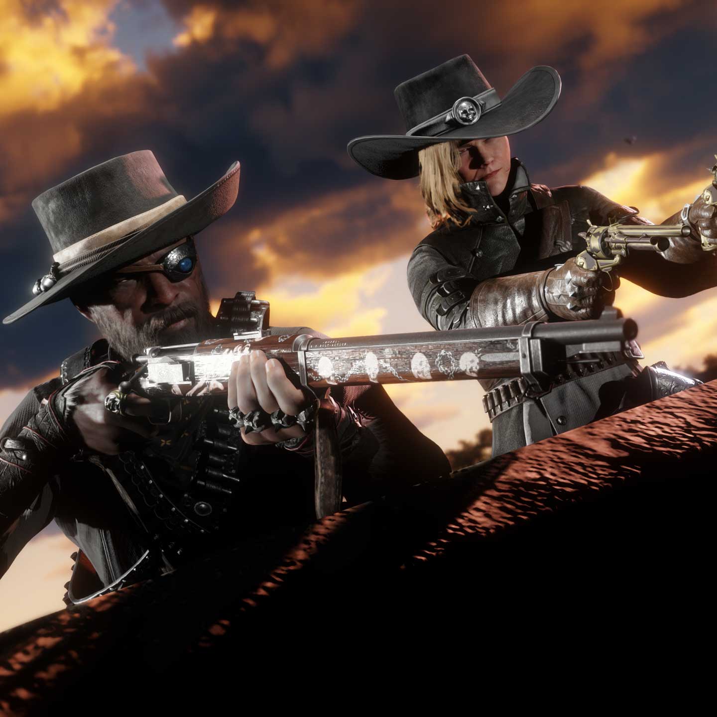 Screenshot of two Bounty Hunters during a Bounty Hunter Mission.
