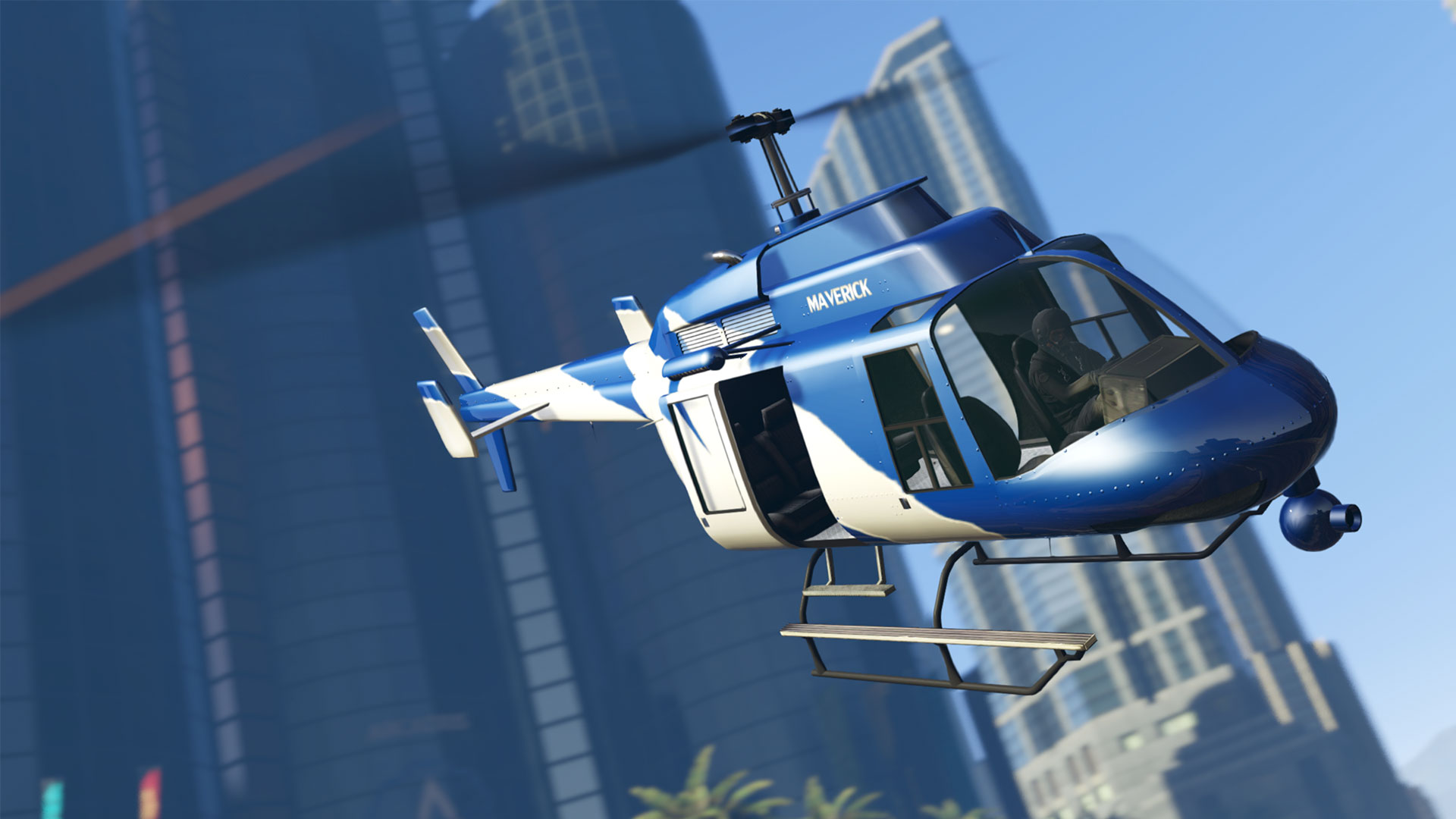 Buckingham Maverick Screenshot of a Buckingham Maverick in GTA Online.