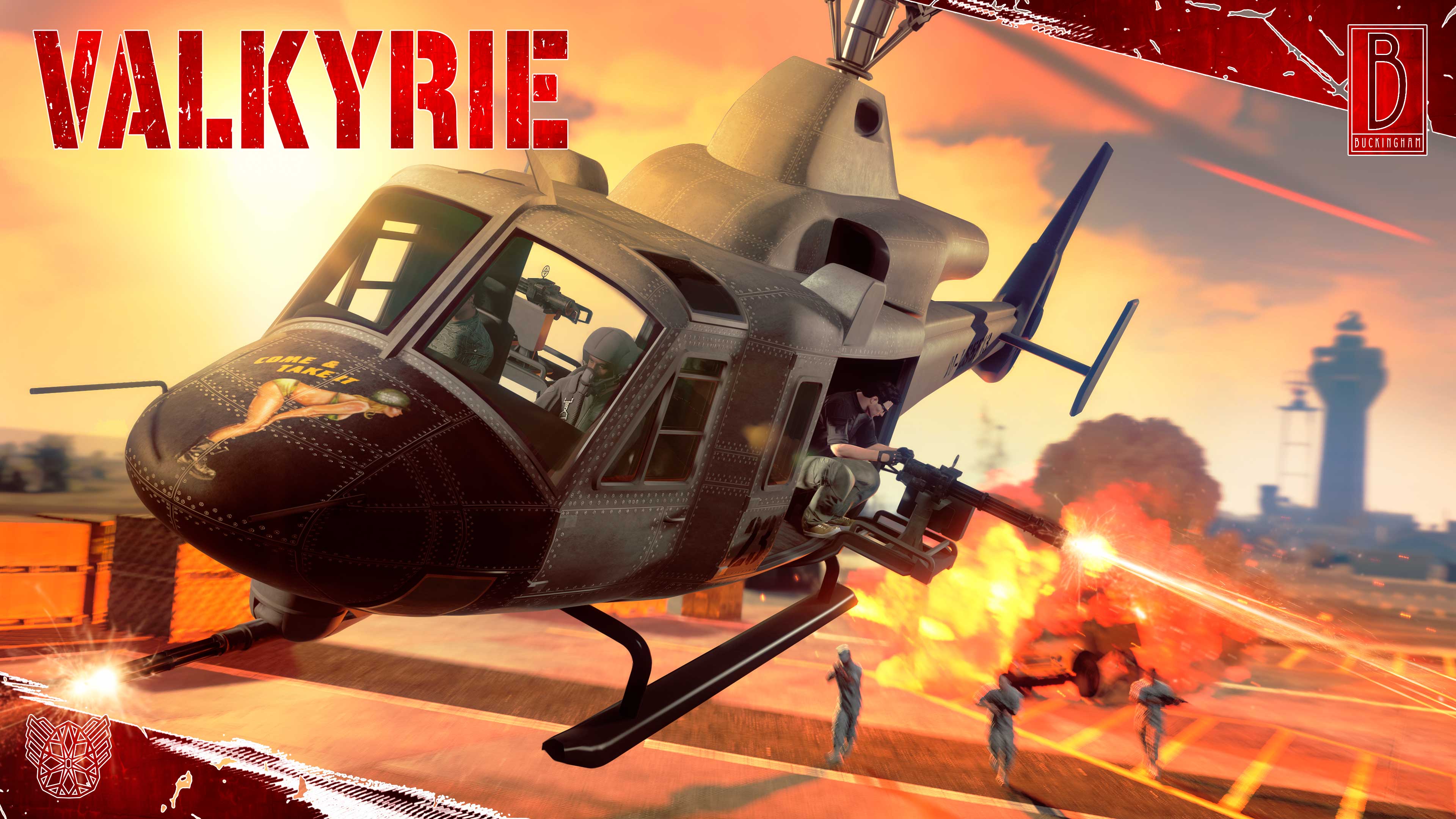 Buckingham Valkyrie Poster for Buckingham Valkyrie in GTA Online.