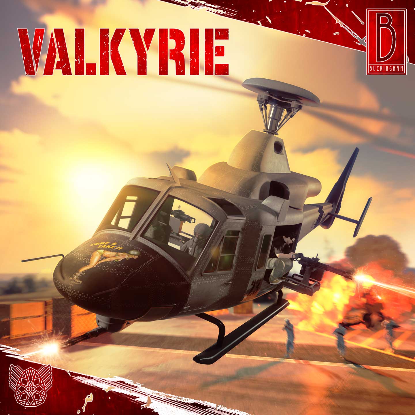 Buckingham Valkyrie Poster for Buckingham Valkyrie in GTA Online.