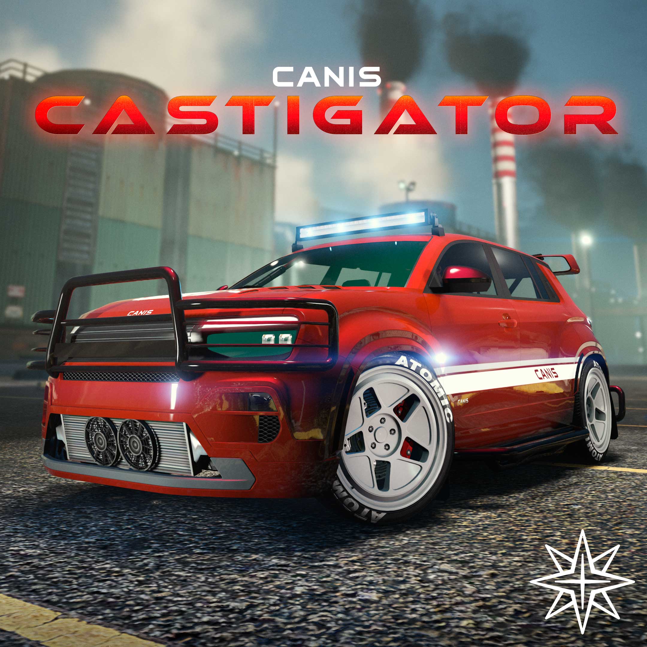 Promotional screenshot for Canis Castigator vehicle in GTA Online.