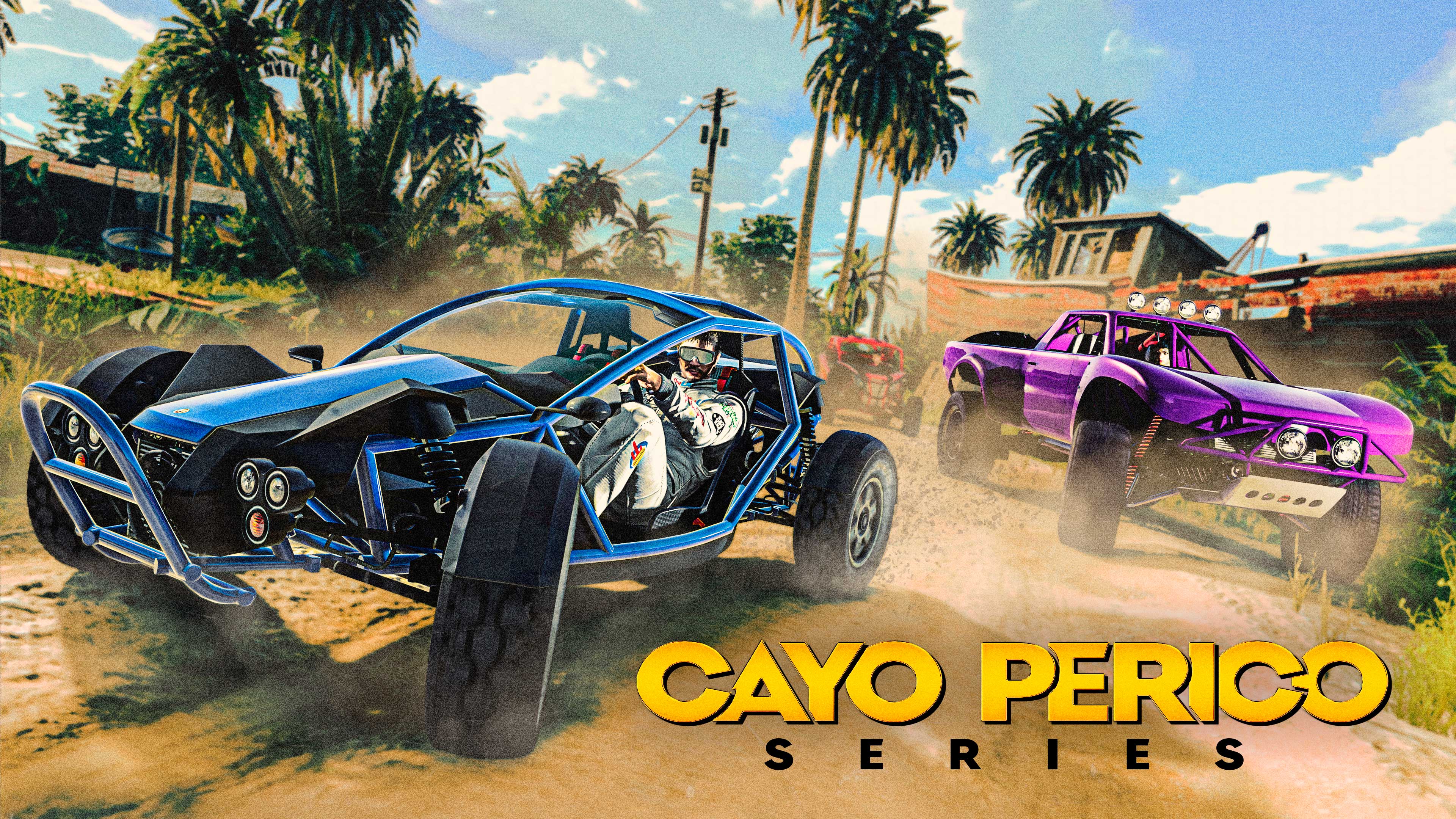 Cayo Perico Series Promotional poster for Cayo Perico Series in GTA Online.
