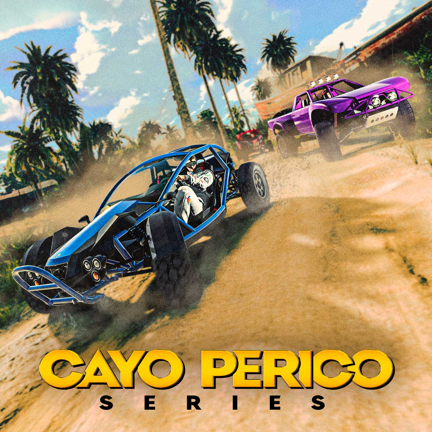Cayo Perico Series Promotional poster for Cayo Perico Series in GTA Online.