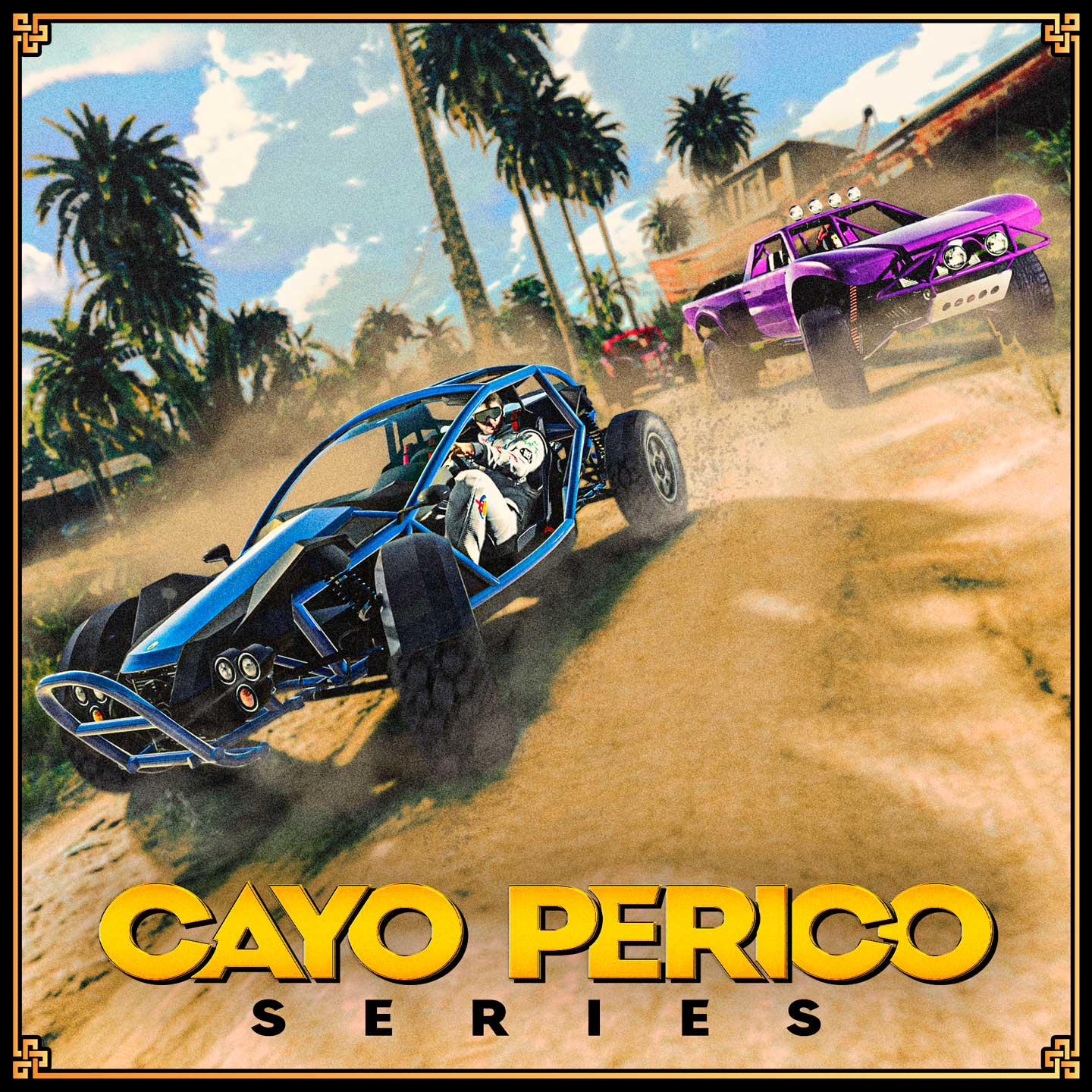 Poster for the Cayo Perico Series in GTA Online.