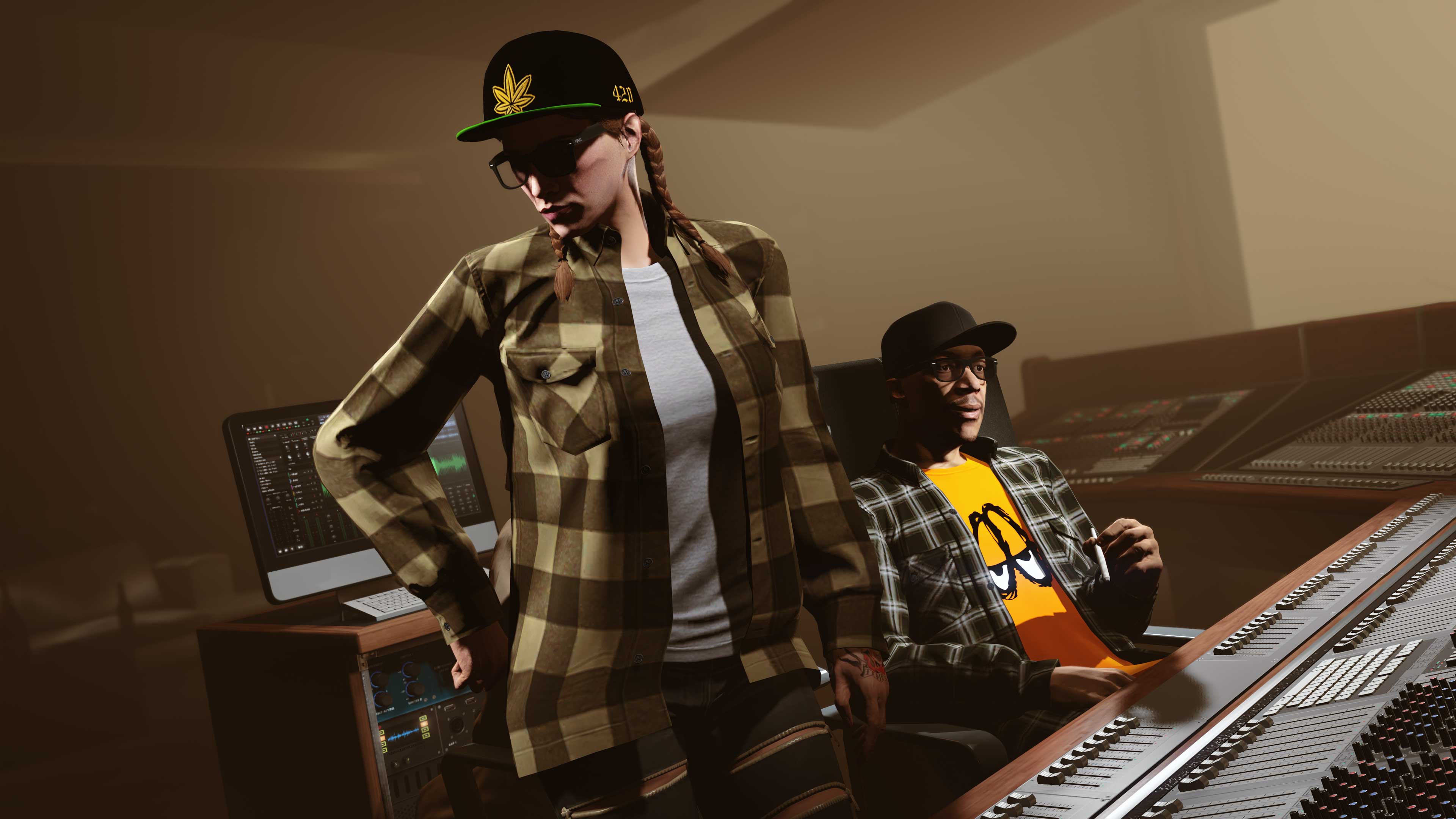 Black 4/20 Cap Screenshot of a GTA Online character wearing Black 4/20 Cap.