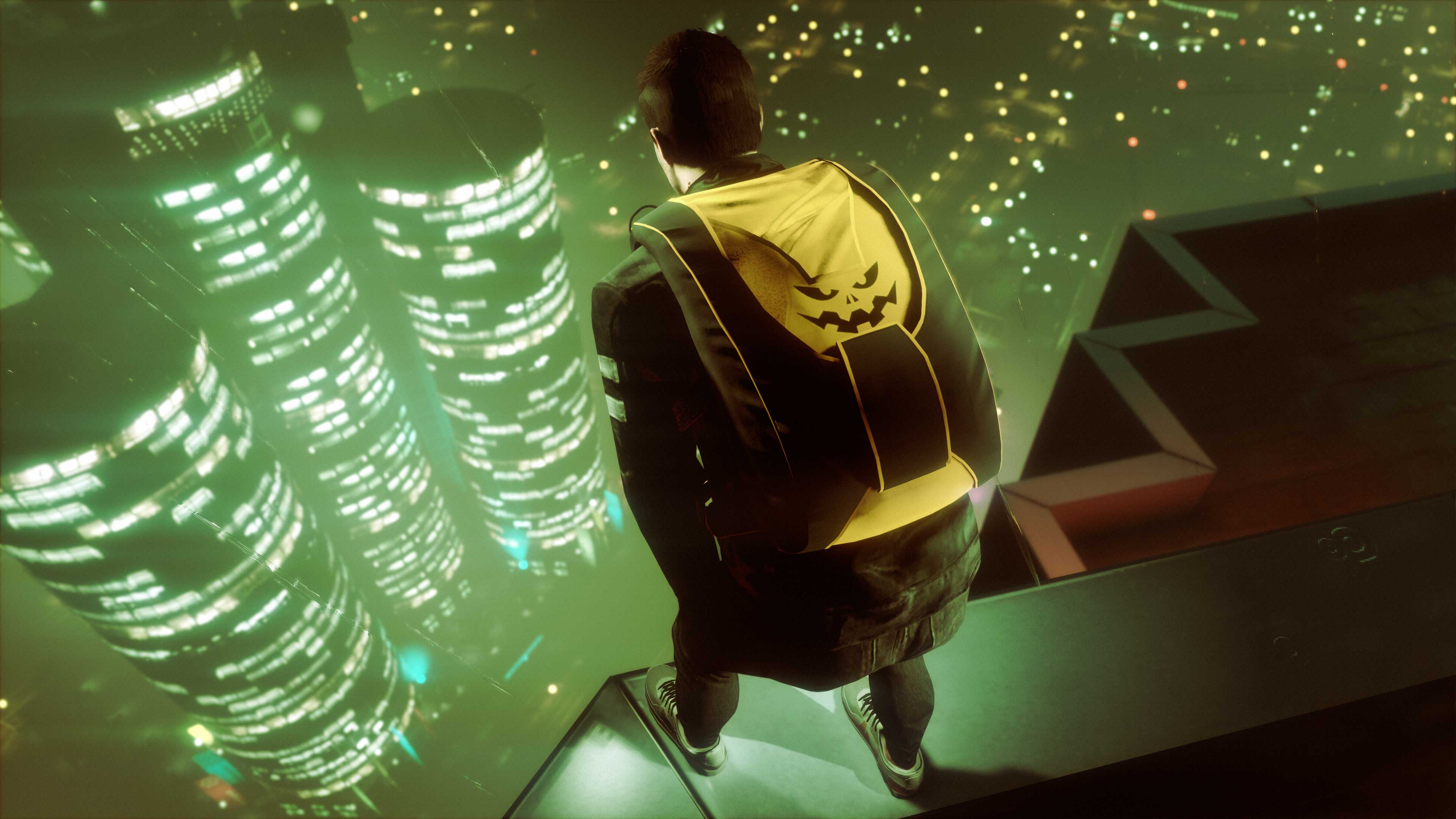 Halloween Chute Bag Screenshot of a GTA Online character wearing Halloween Chute Bag.