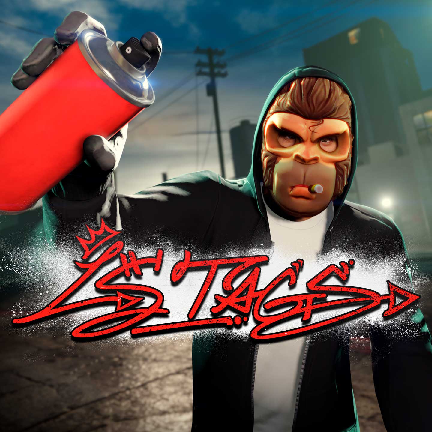 LS Tags Promotional poster for LS Tags Collectibles in GTA Online.