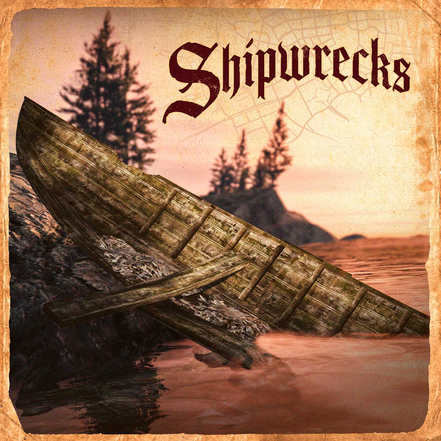 Shipwrecks Promotional poster for Shipwrecks Collectibles in GTA Online.