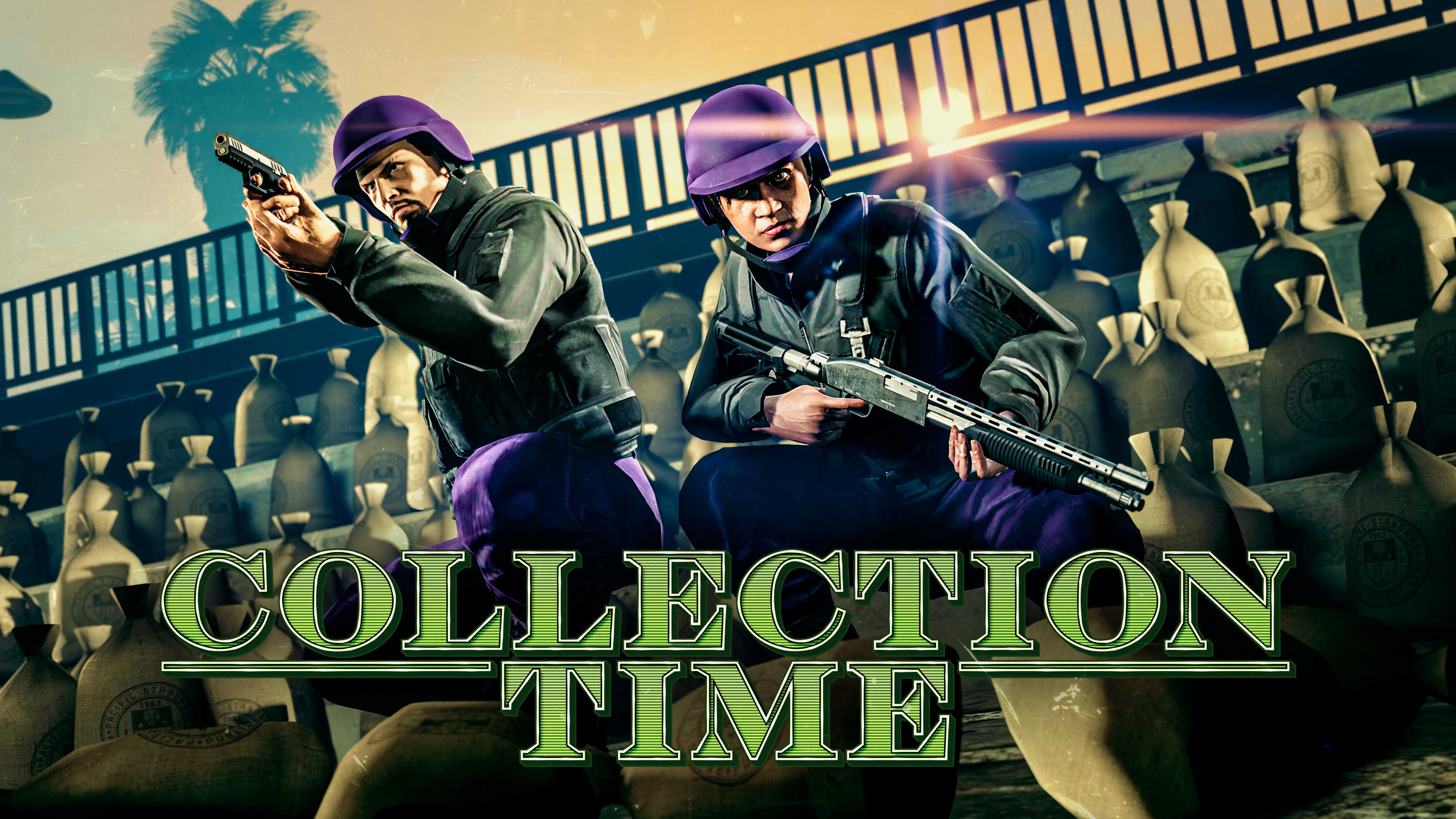 Collection Time Adversary Mode Promotional poster for Collection Time Adversary Mode in GTA Online.