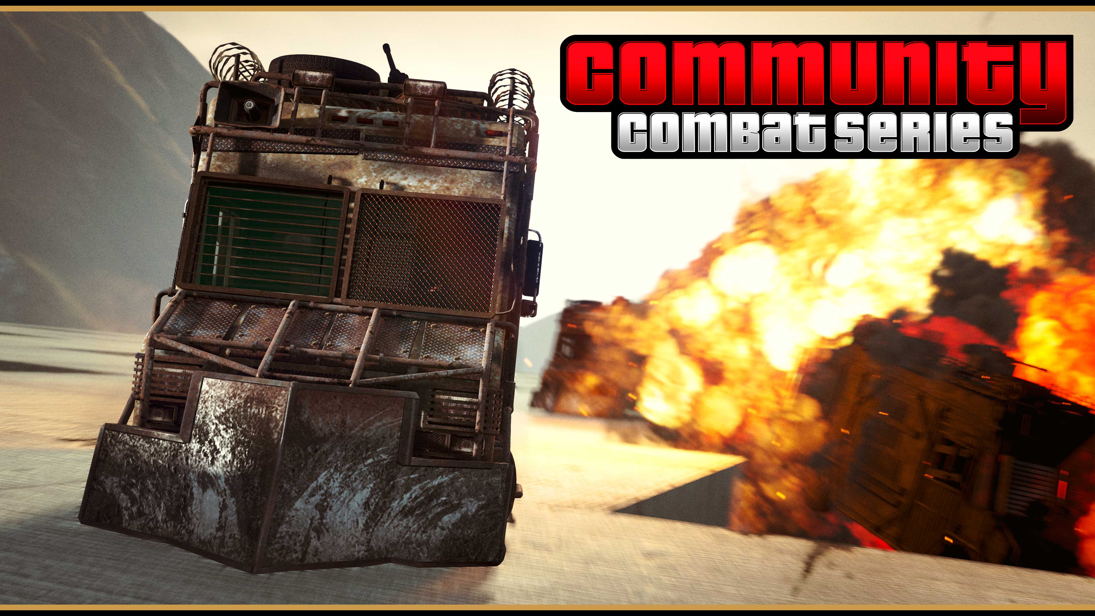 Promotional screenshot of Community Combat Series in GTA Online.