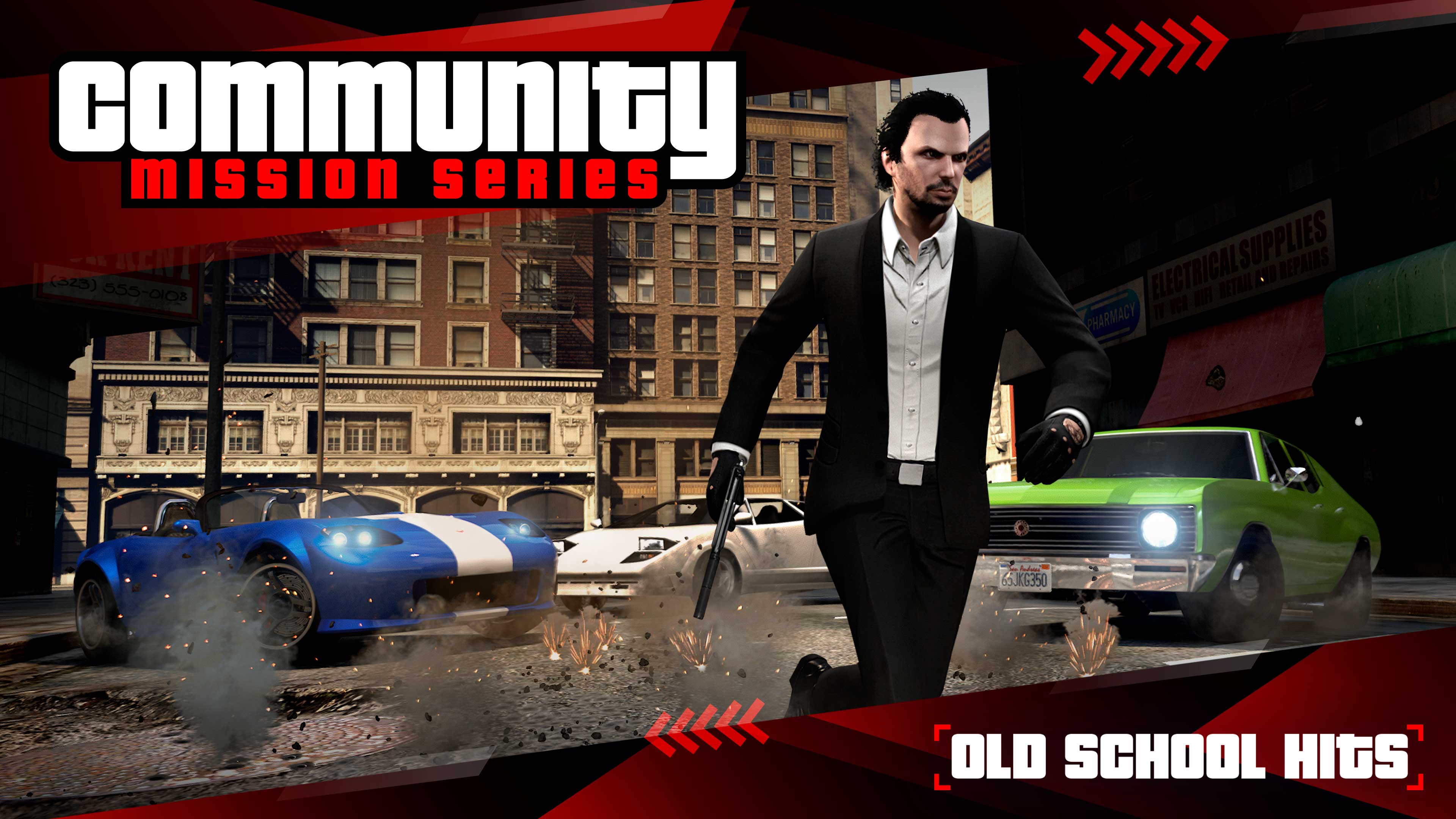 Promotional screenshot of Community Mission Series in GTA Online.