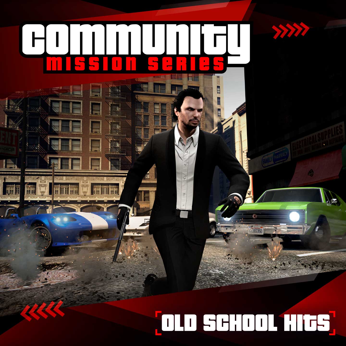 Promotional screenshot of Community Mission Series in GTA Online.