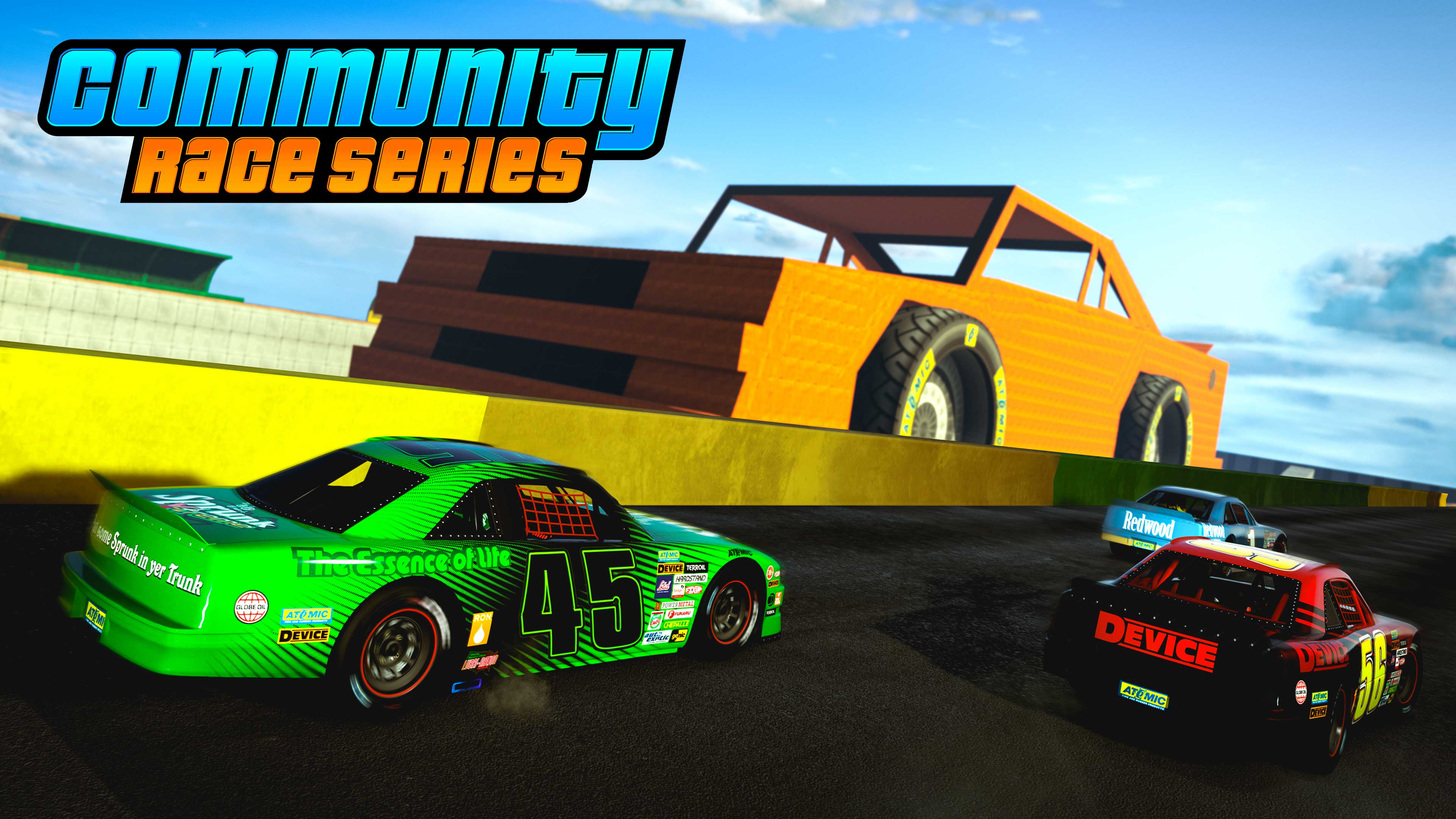 Promotional screenshot of Community Race Series in GTA Online.